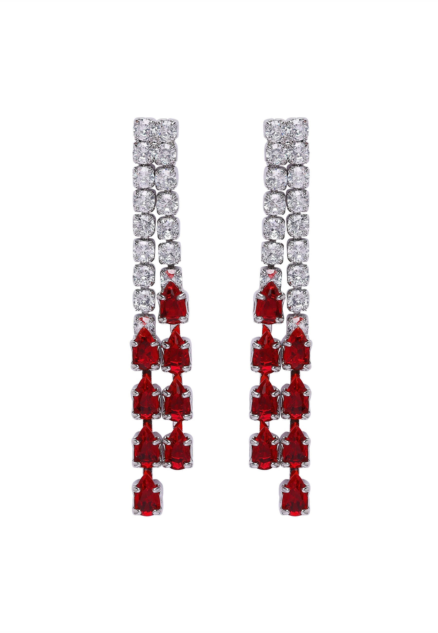 Diva Asymmetrical Dangle Earrings