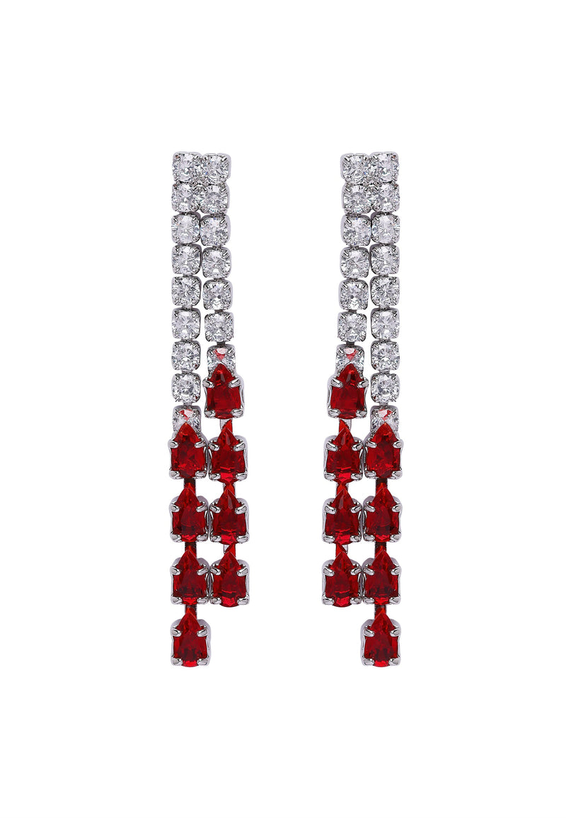 Diva Asymmetrical Dangle Earrings