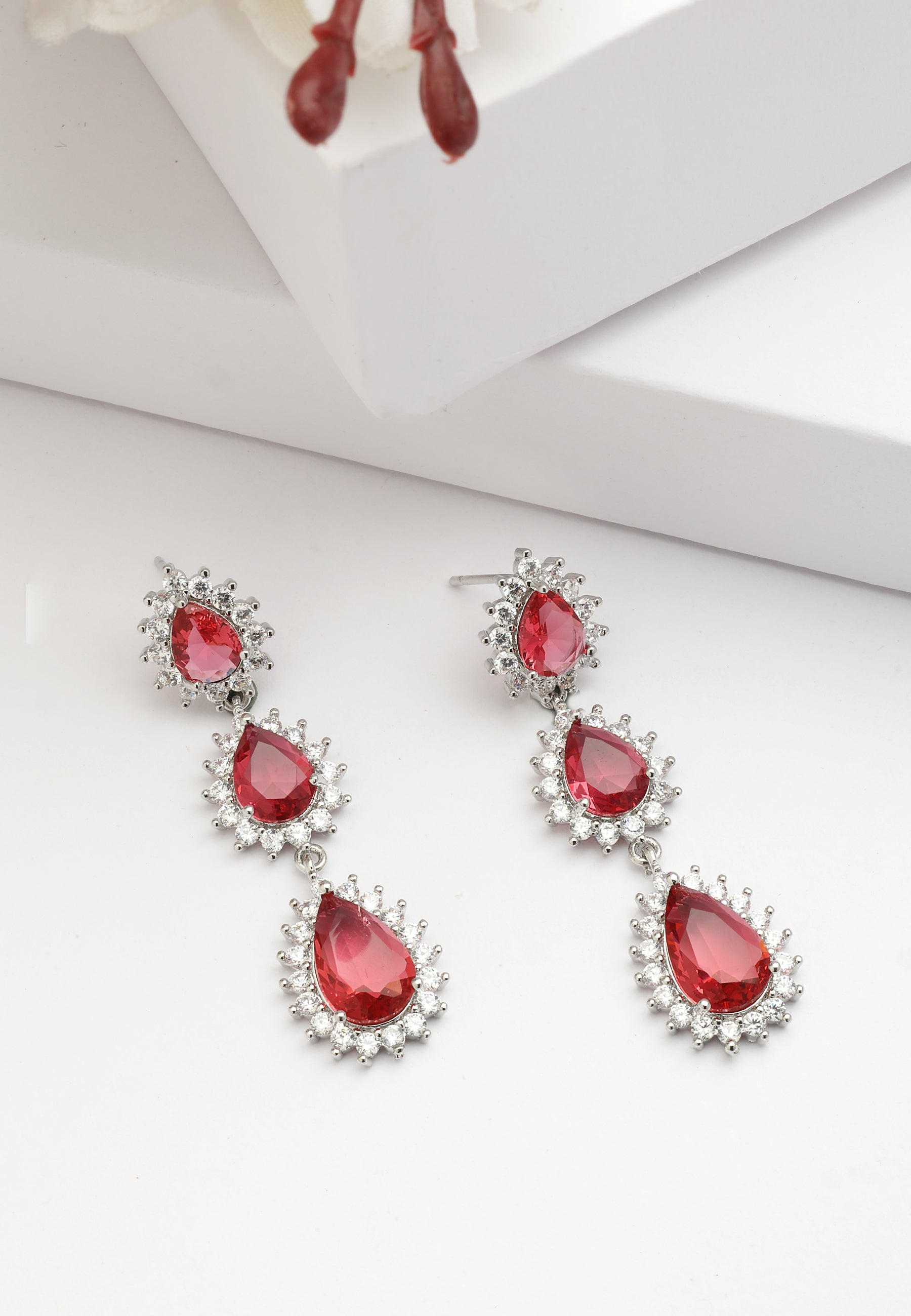 Diva Long Raindrop Earrings