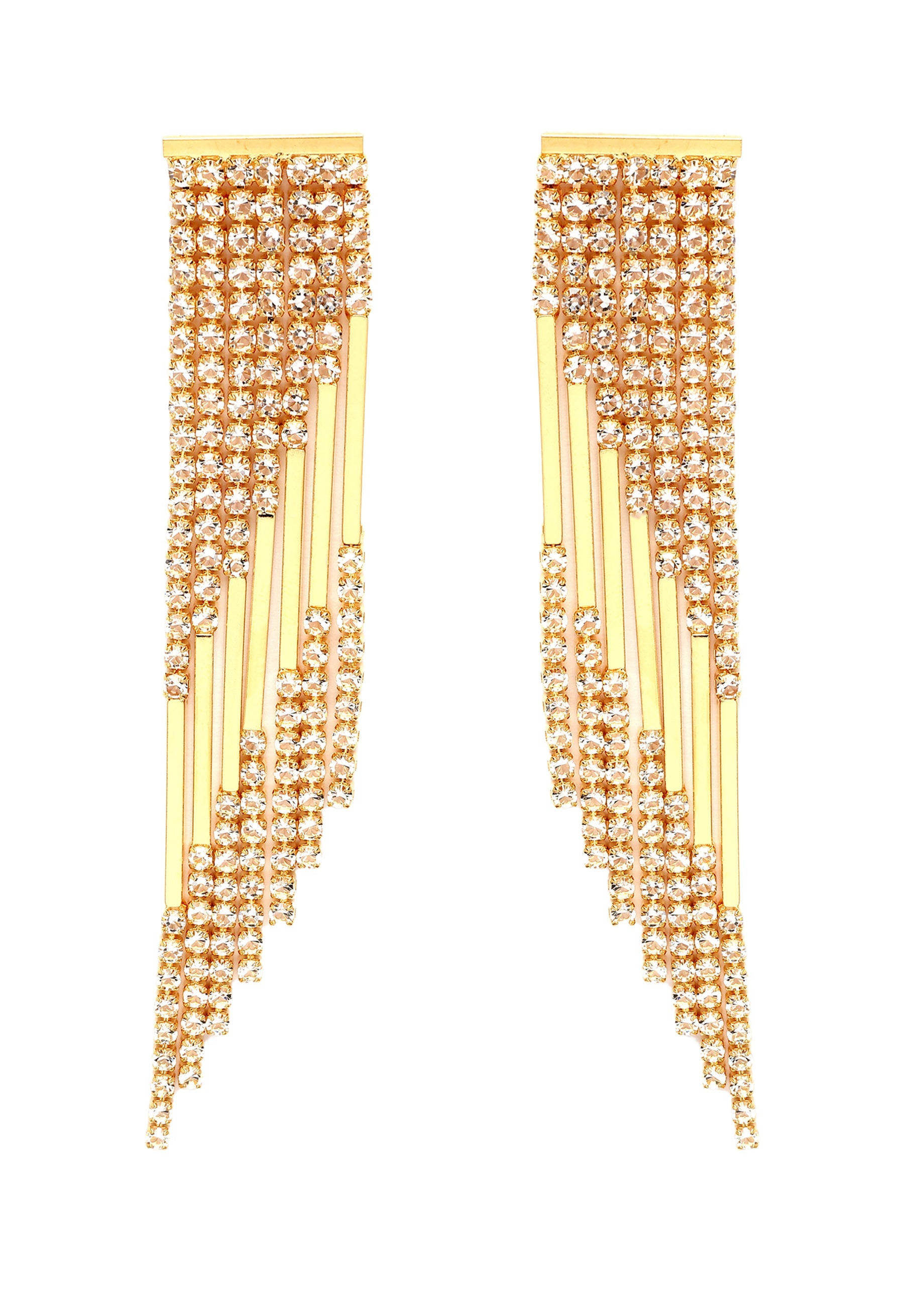 Diva Fringed Drop Party Earrings
