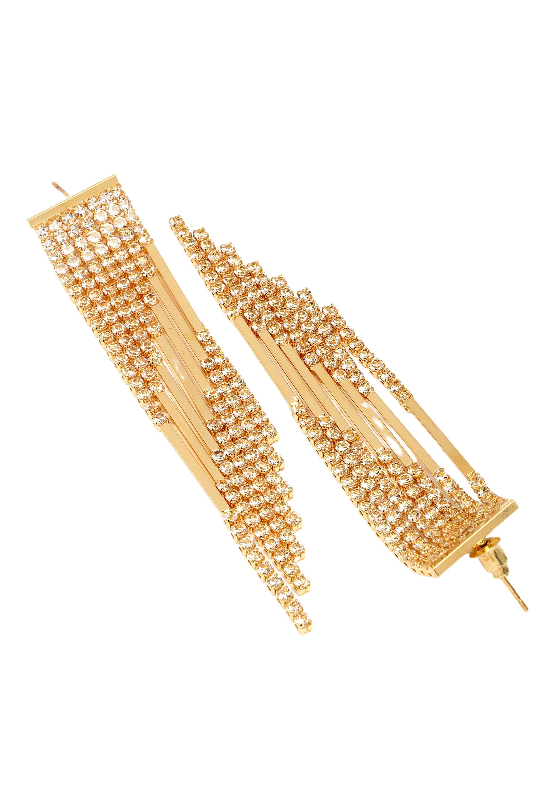 Diva Fringed Drop Party Earrings