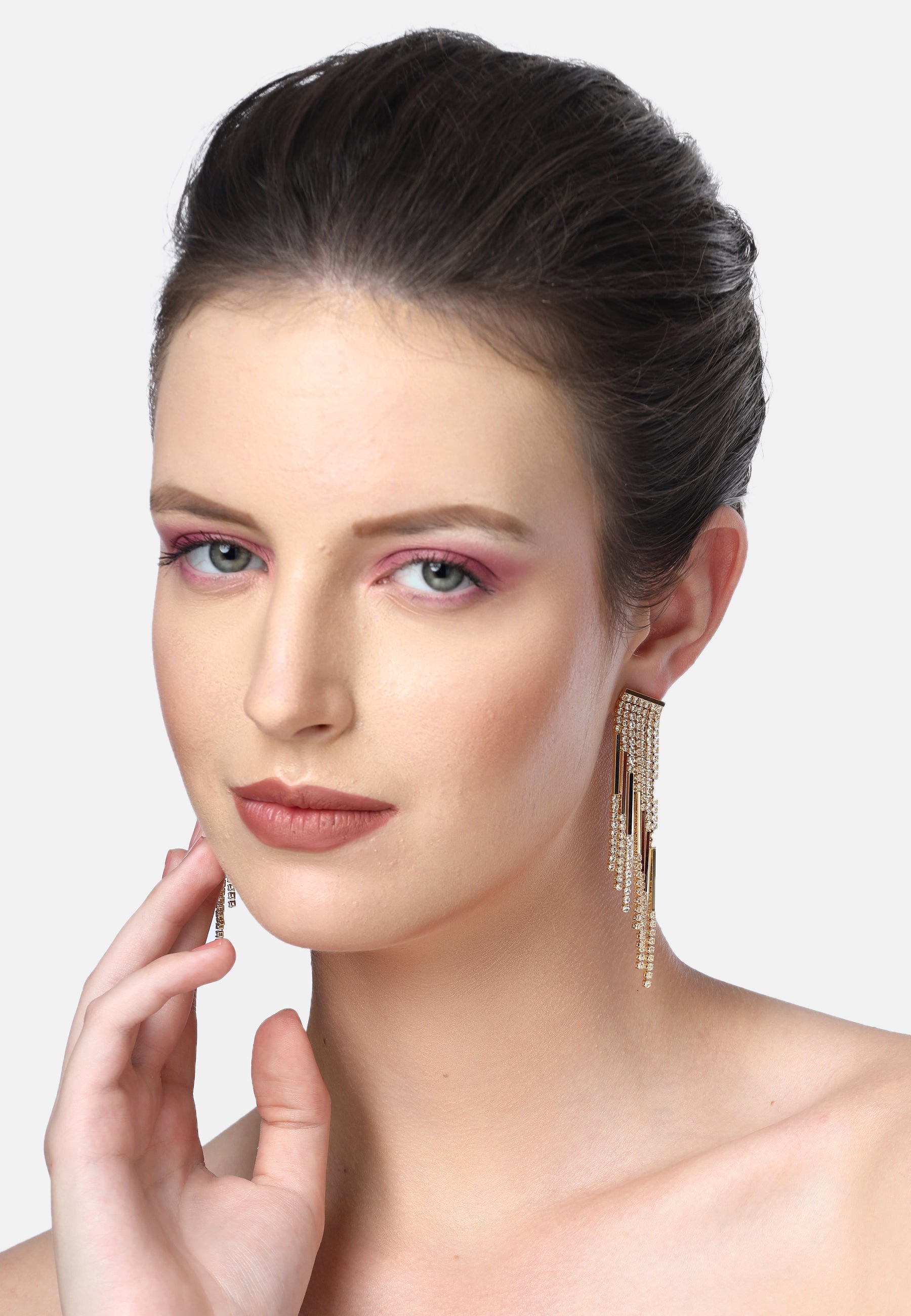 Diva Fringed Drop Party Earrings