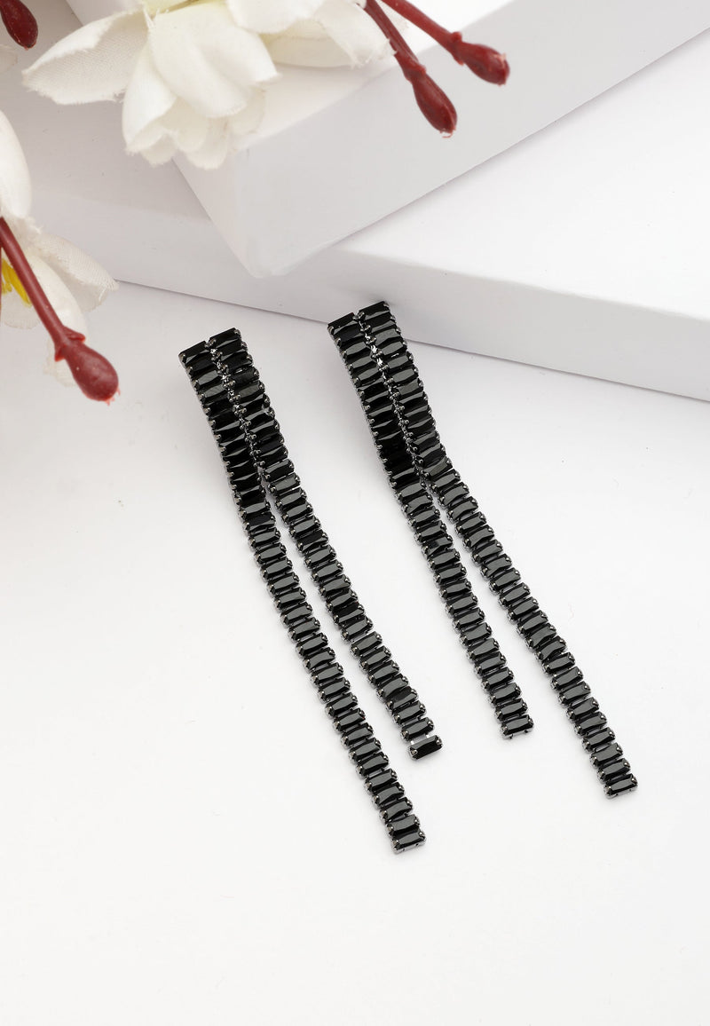 Diva Asymmetrical Dangle Earrings