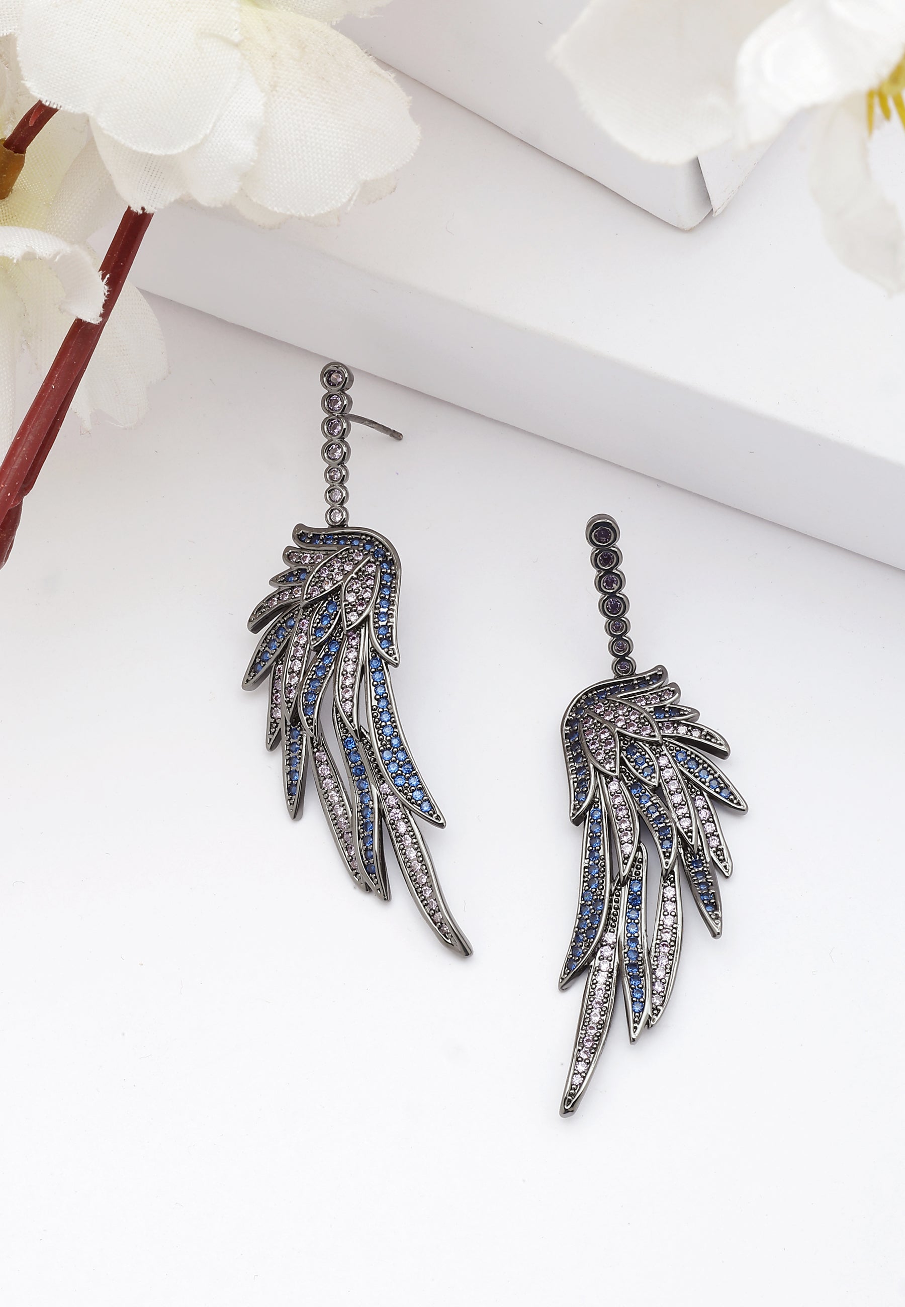 Diva Angel Wing Dangle Earrings
