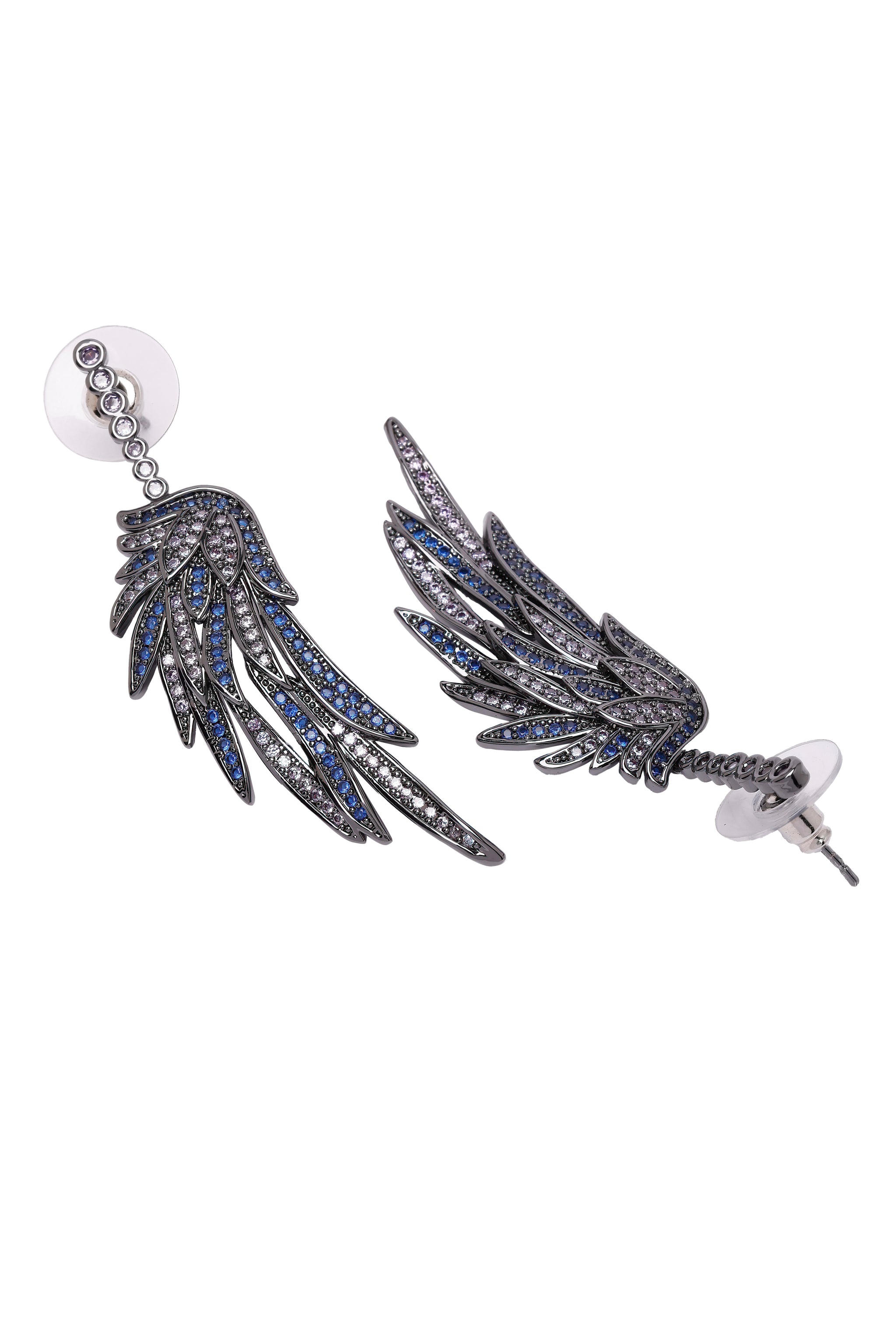 Diva Angel Wing Dangle Earrings