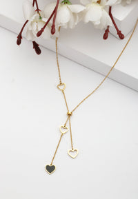 Mini Heart Dangle Chain Necklace