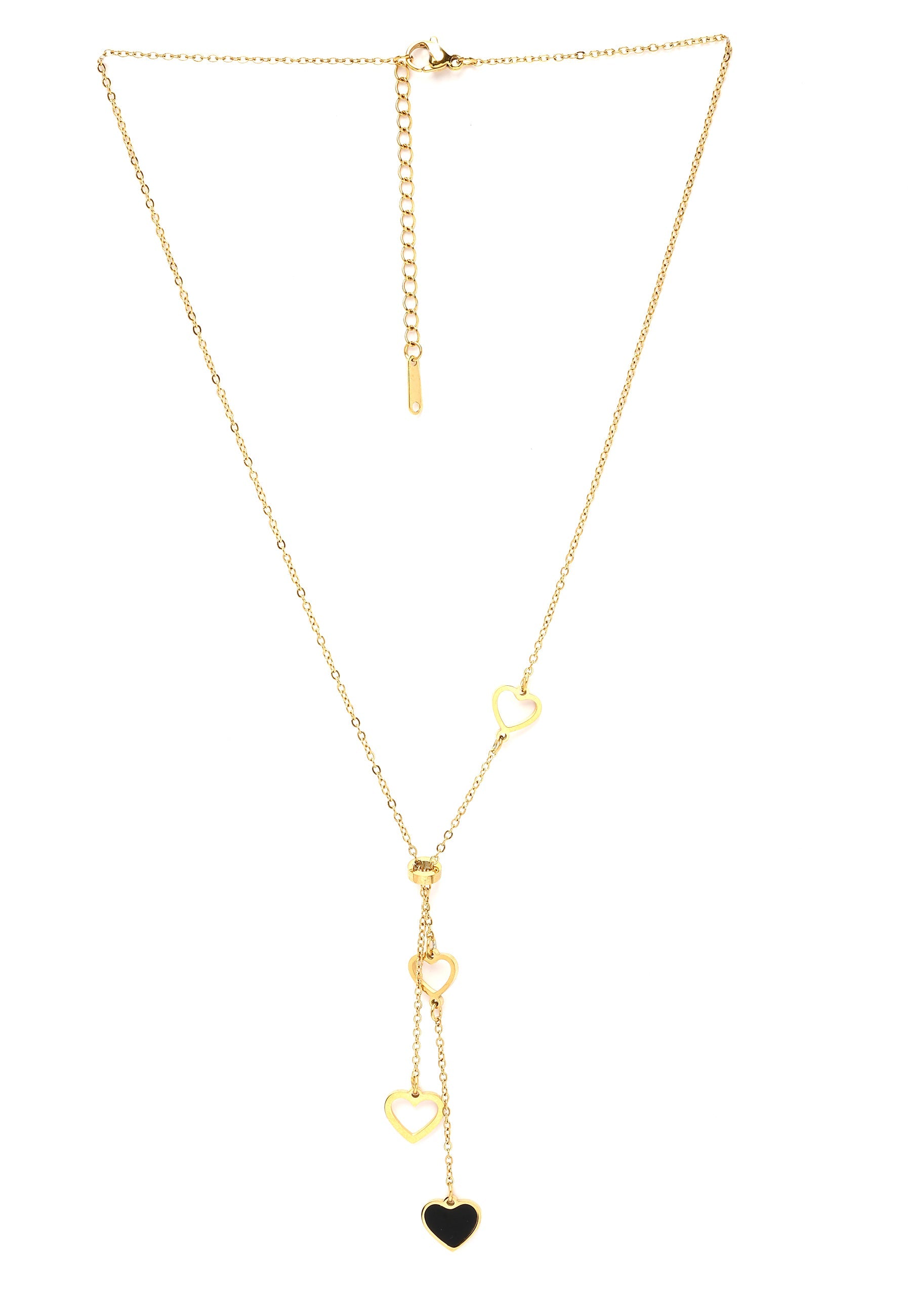 Mini Heart Dangle Chain Necklace