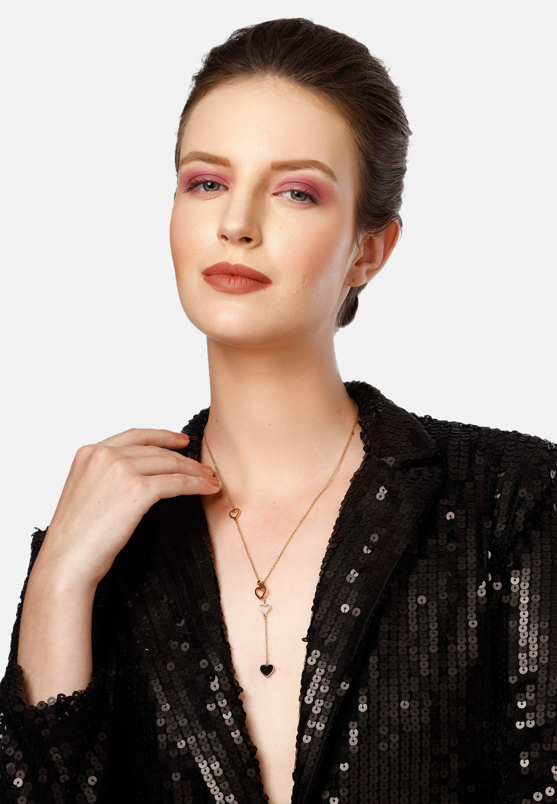 Mini Heart Dangle Chain Necklace