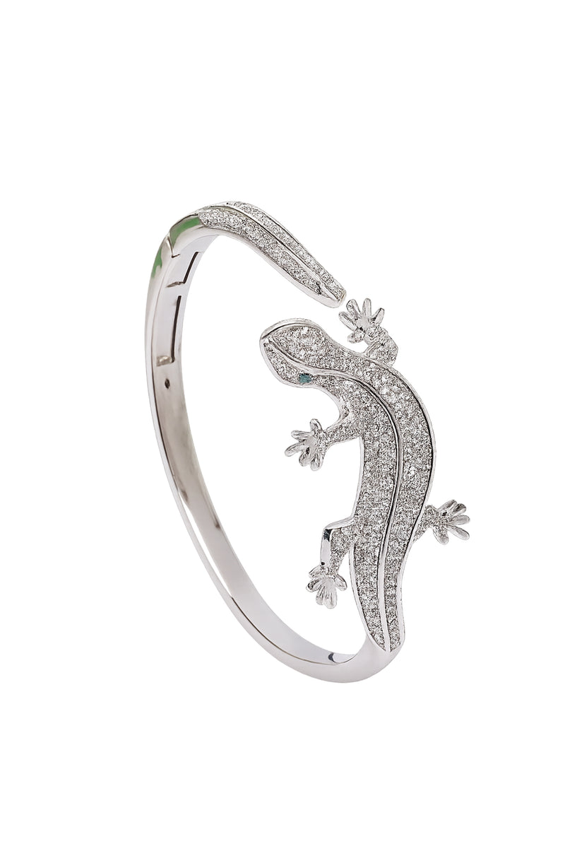 Diva Lizard Cuff Bracelet