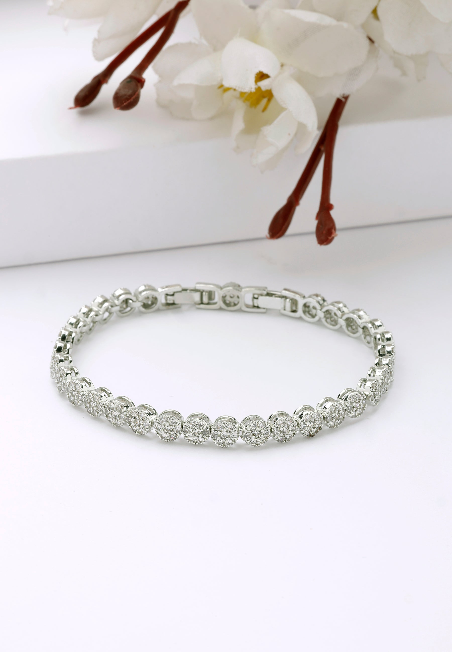 Diva Bezel Set Bracelet