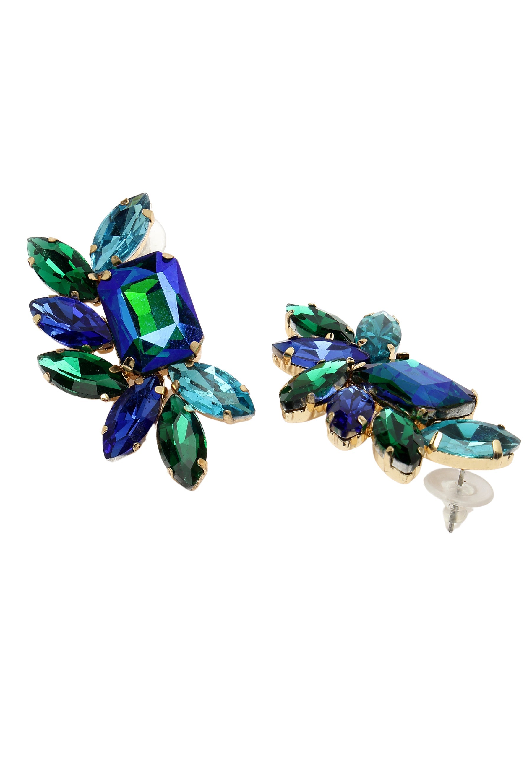 Blossoming Blue Studs