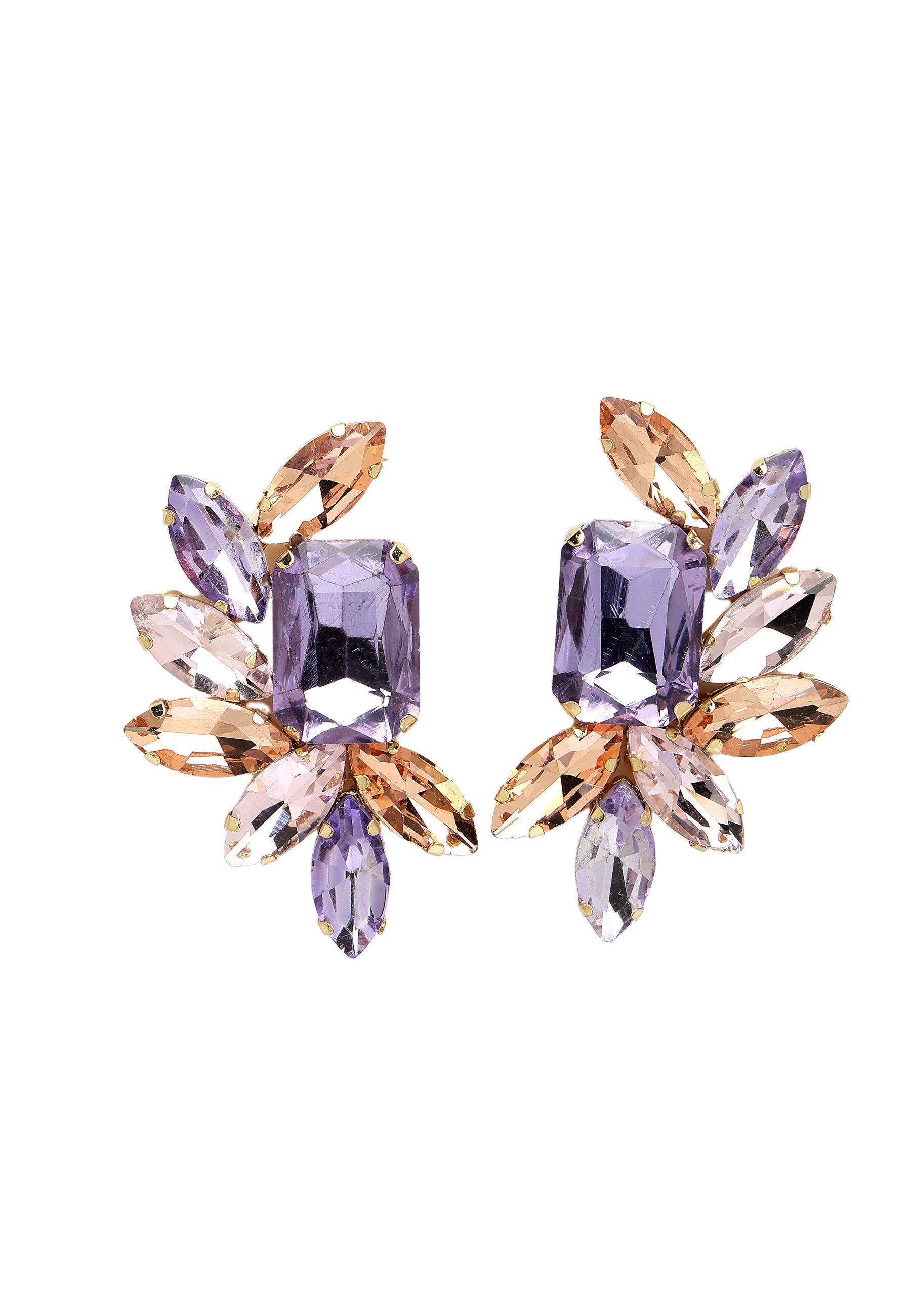 Blossoming Purple Studs