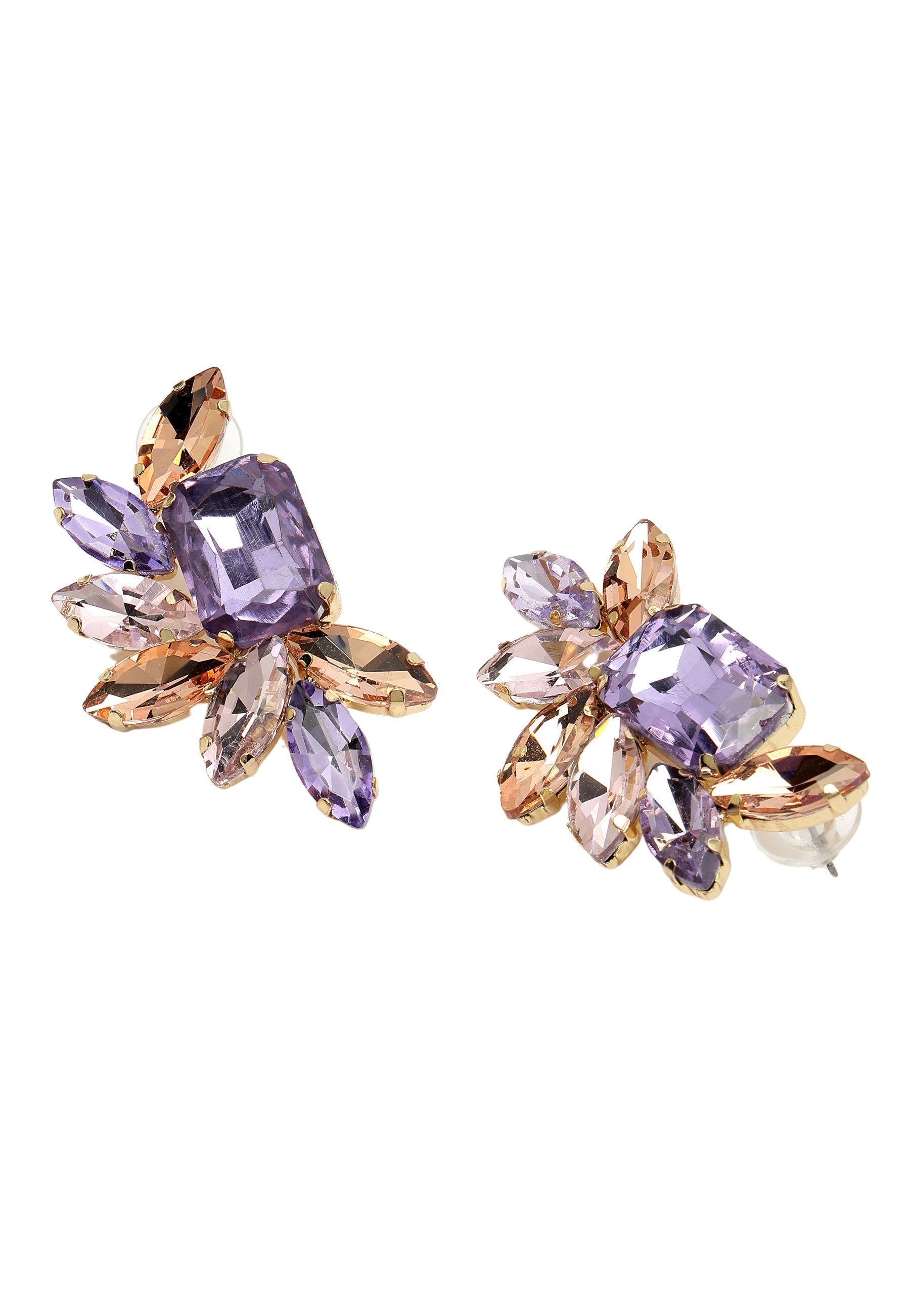 Blossoming Purple Studs