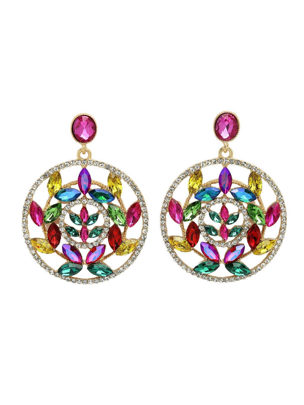 Elegant Hollow Floral Drop Earrings