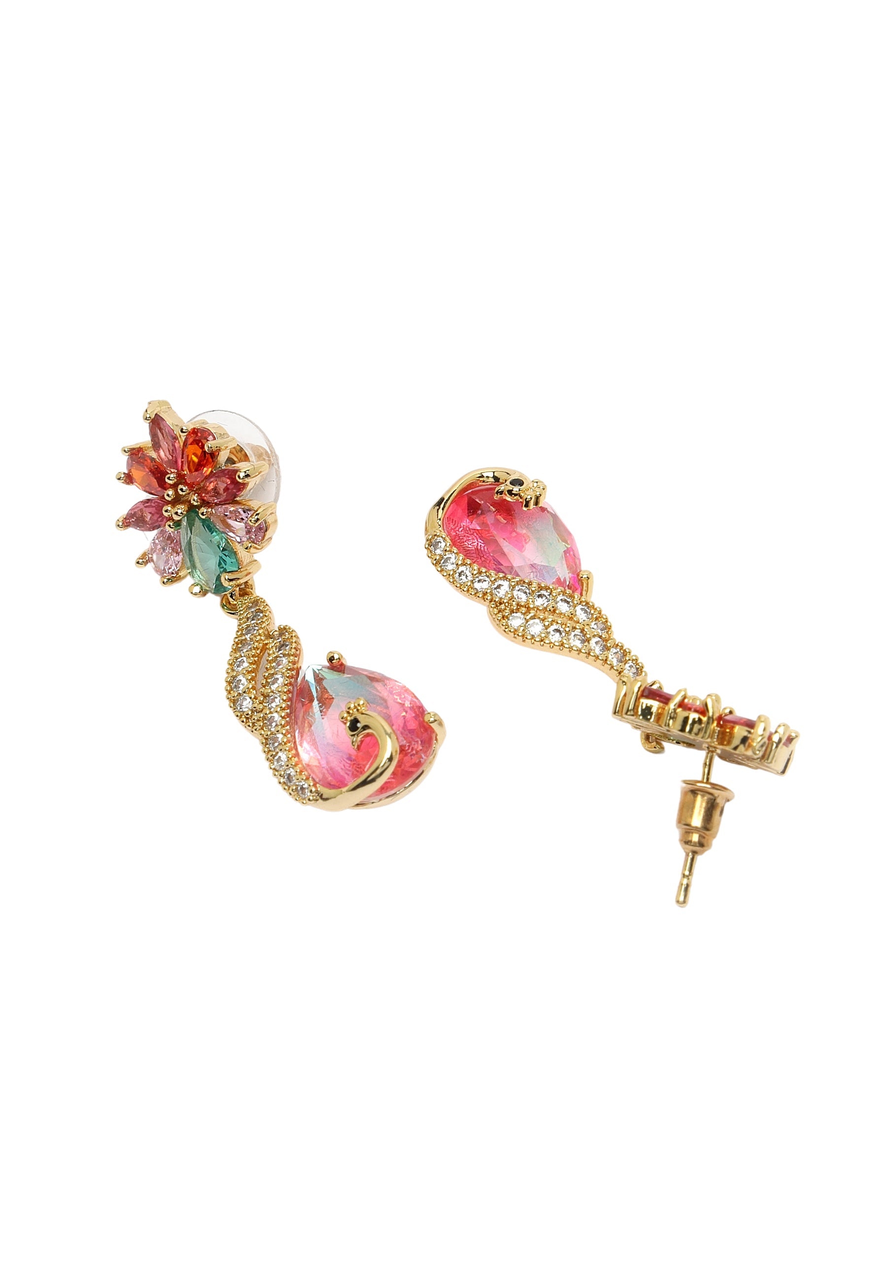 Modern Twirl Drop Earrings