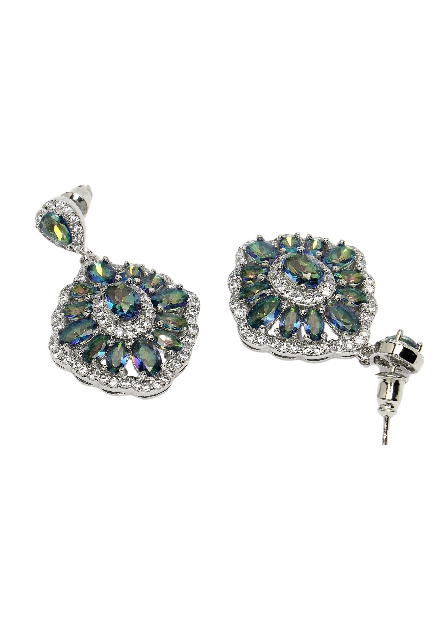 Elegant Zirconia Drop Earrings