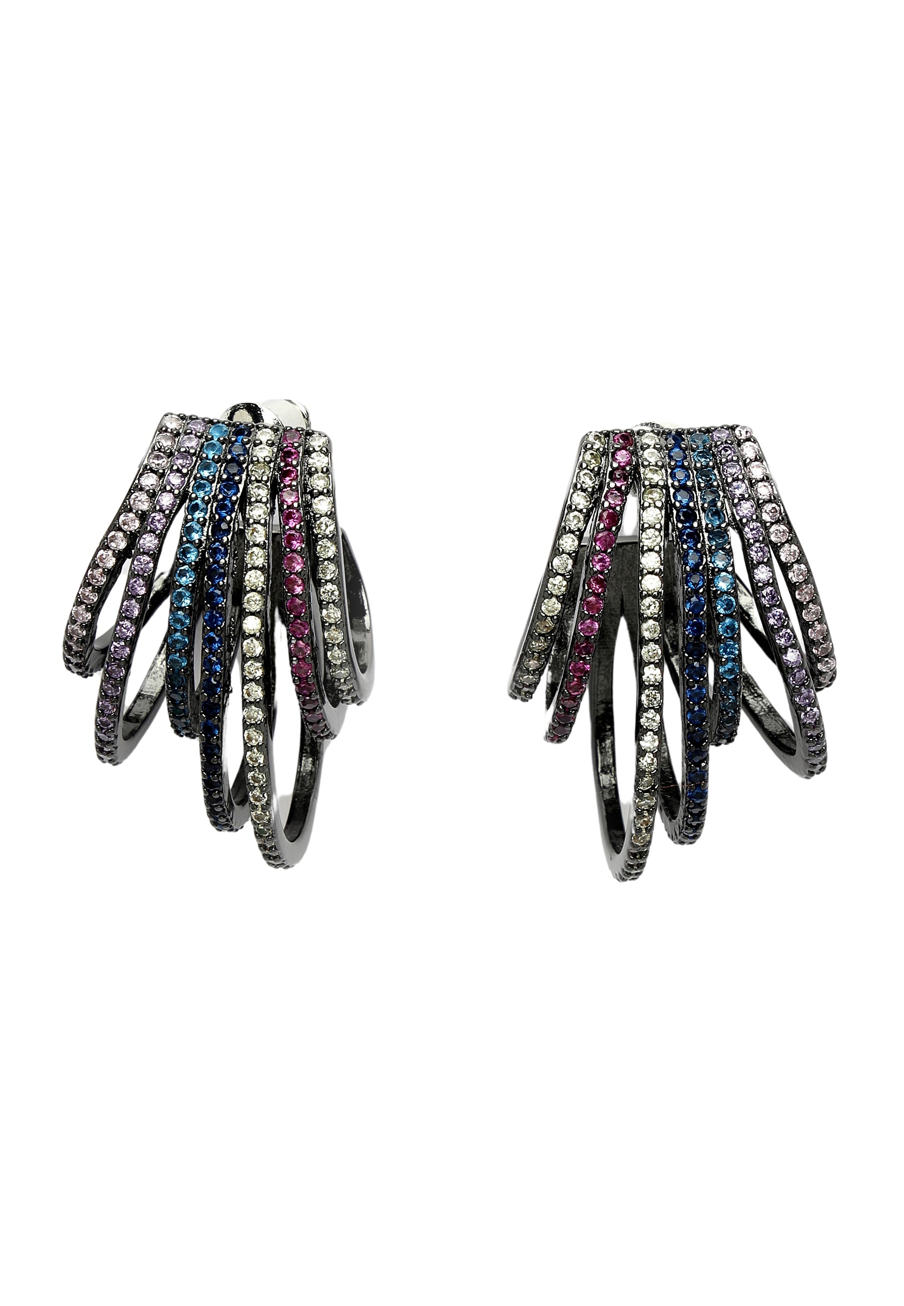 Zirconia Fringe Studs