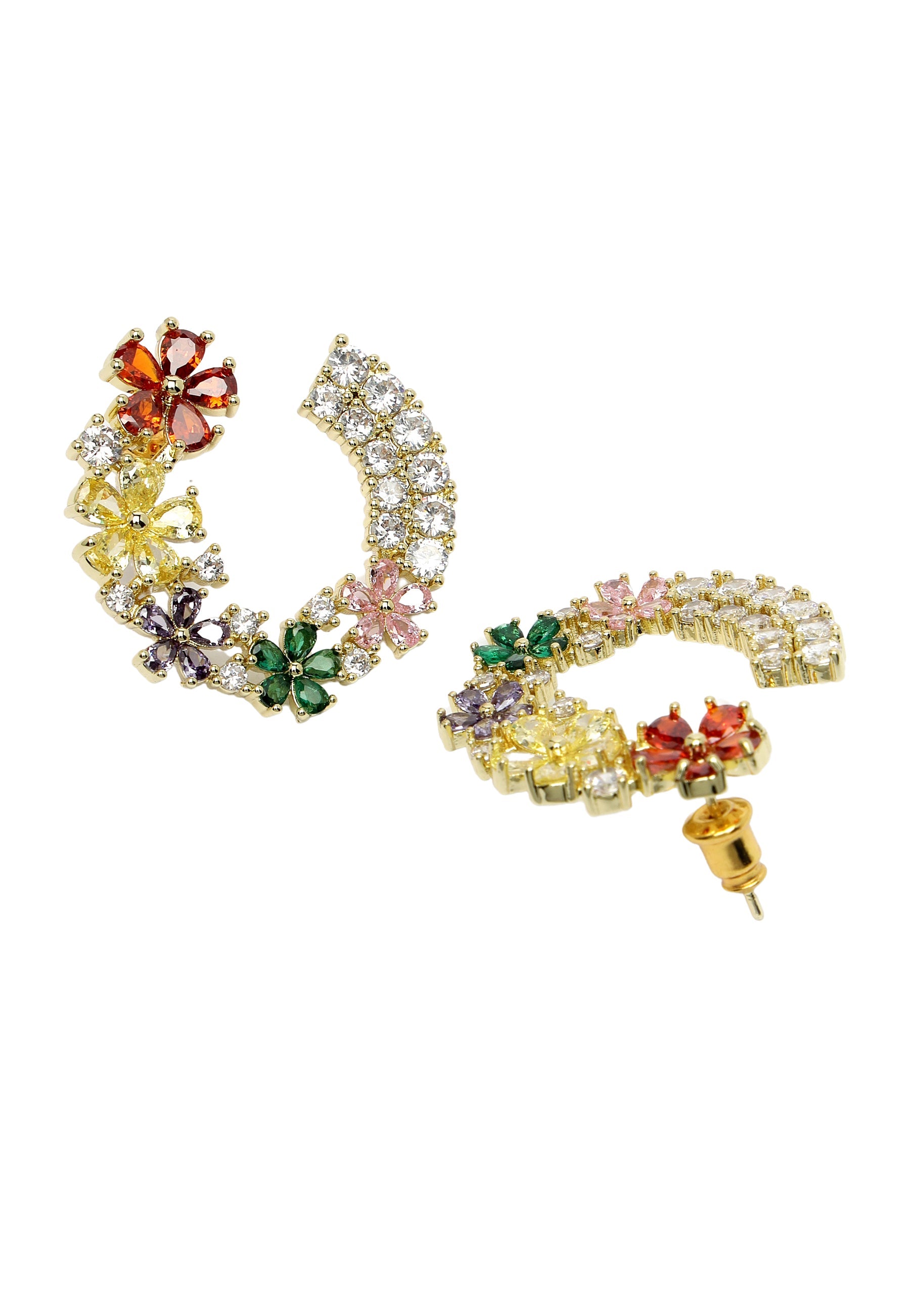 Dainty Floral Hoops