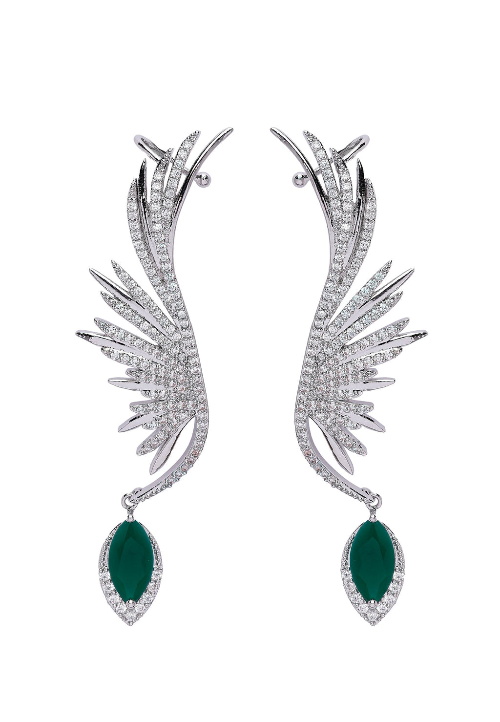 Diva Feather-Shaped Ear Cuff