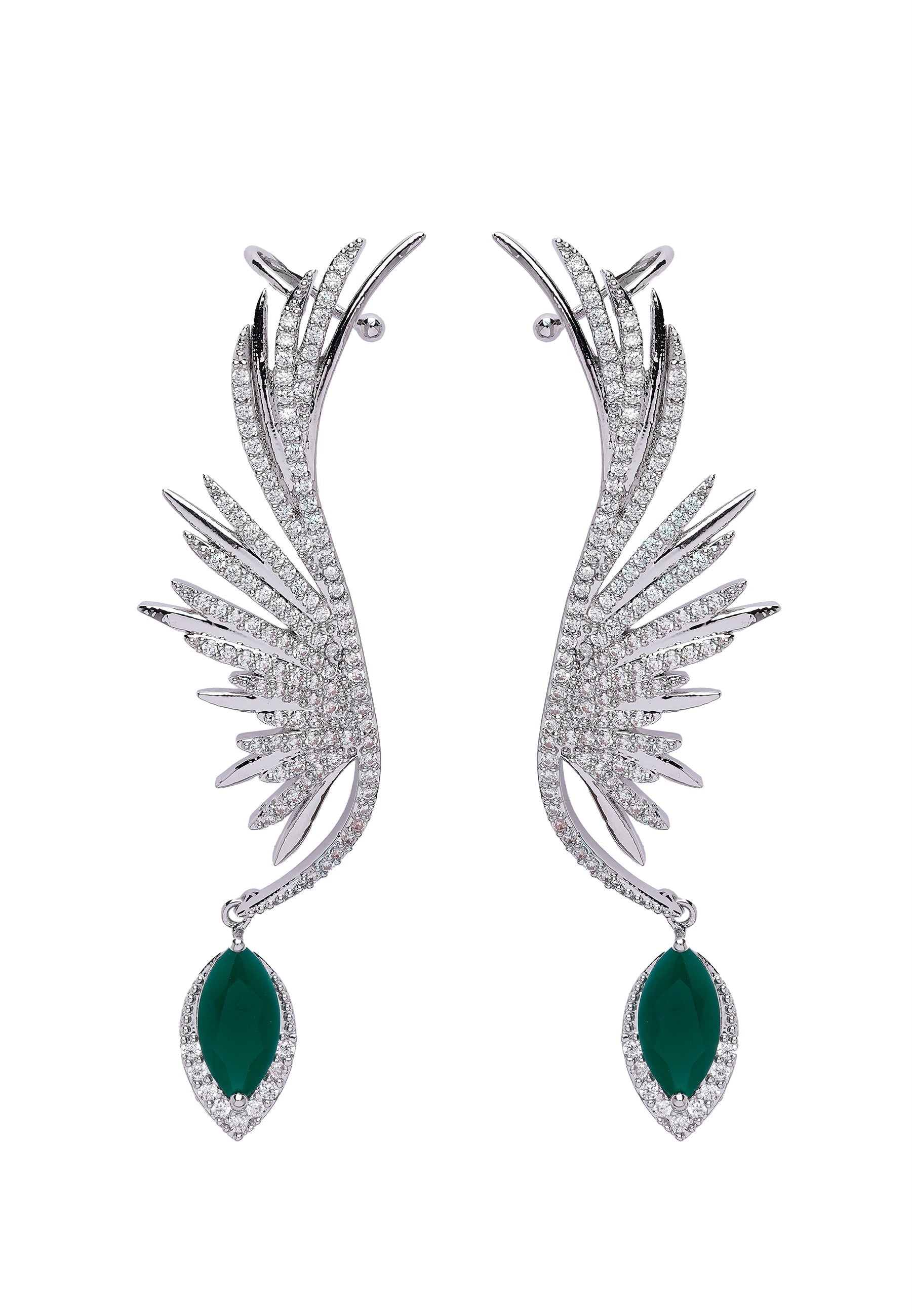 Diva Feather-Shaped Ear Cuff