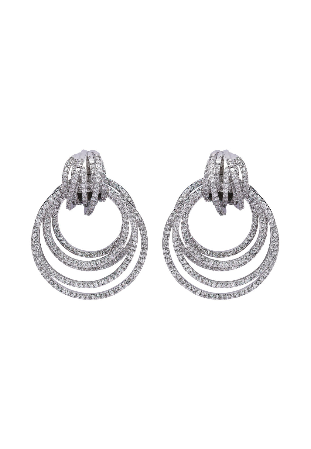 Diva Triple Layered Hoop Earrings