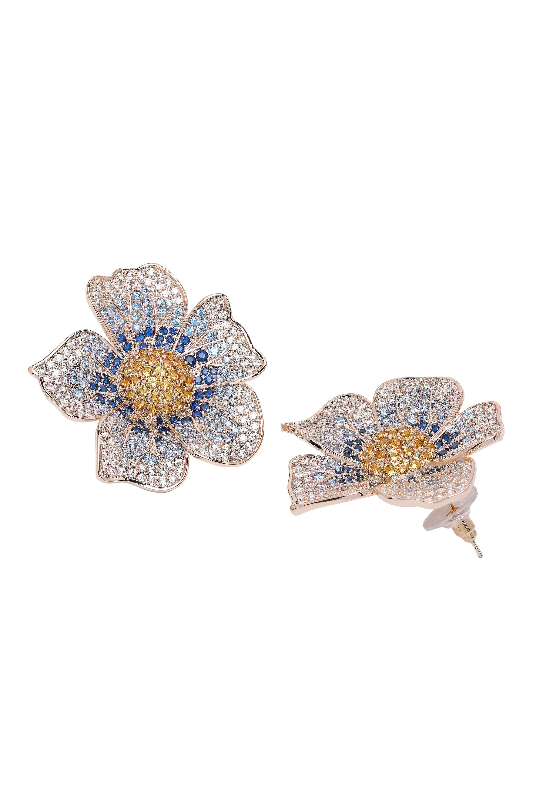 Diva Floral Stud Earrings
