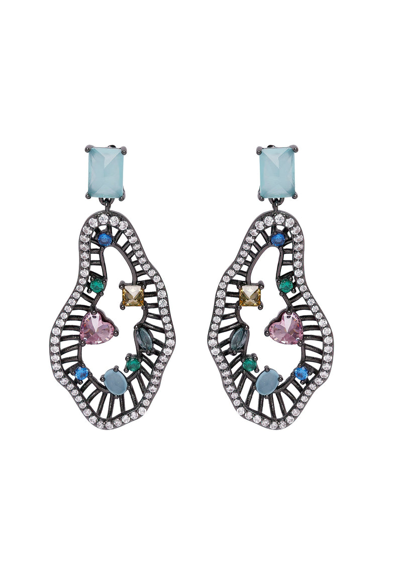 Diva Hollow Dangle Earrings