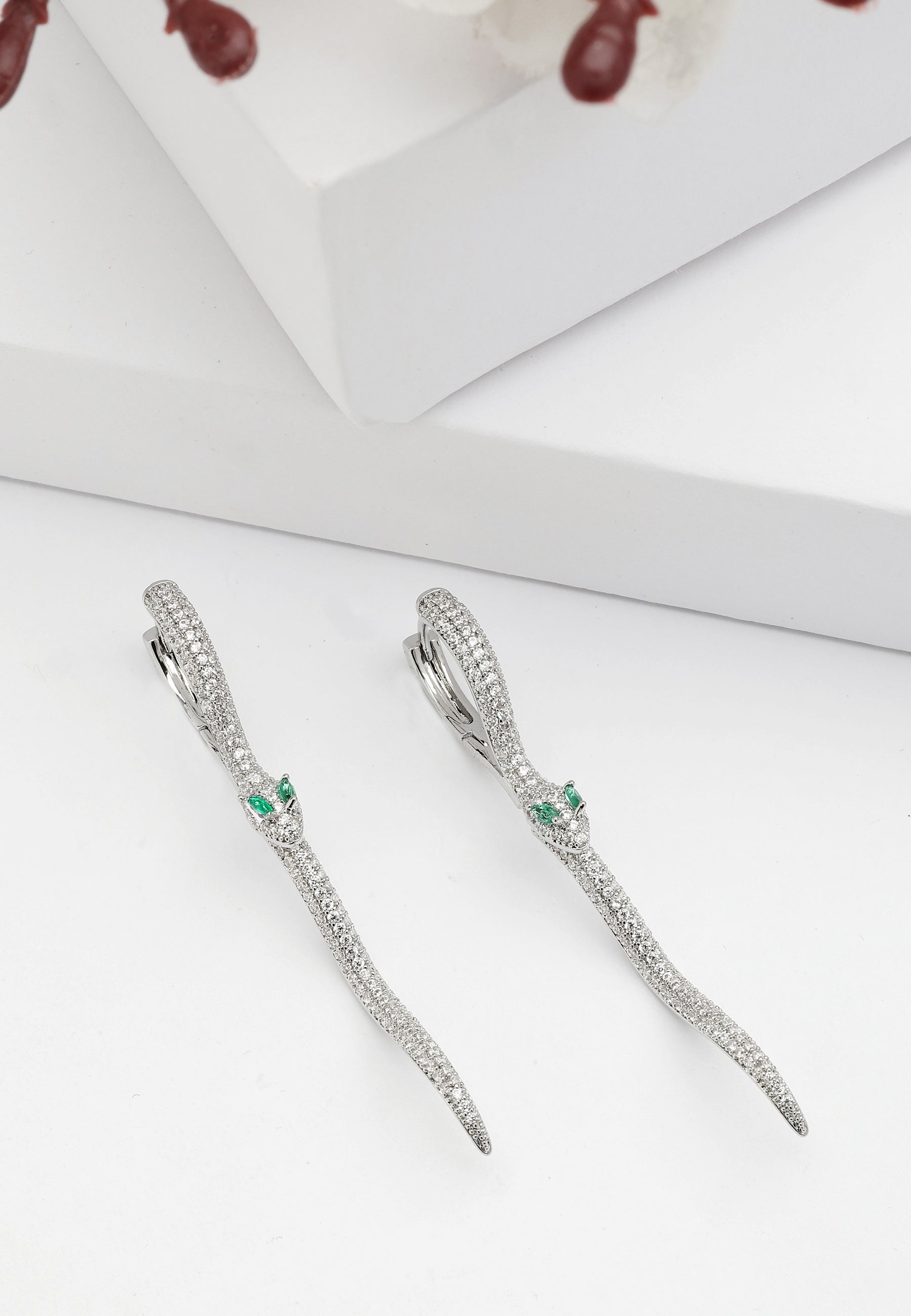 Diva Bold Snake Earrings