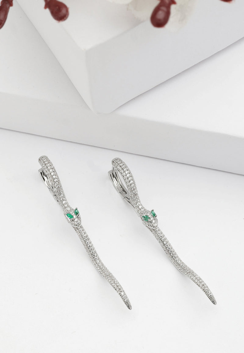 Diva Bold Snake Earrings