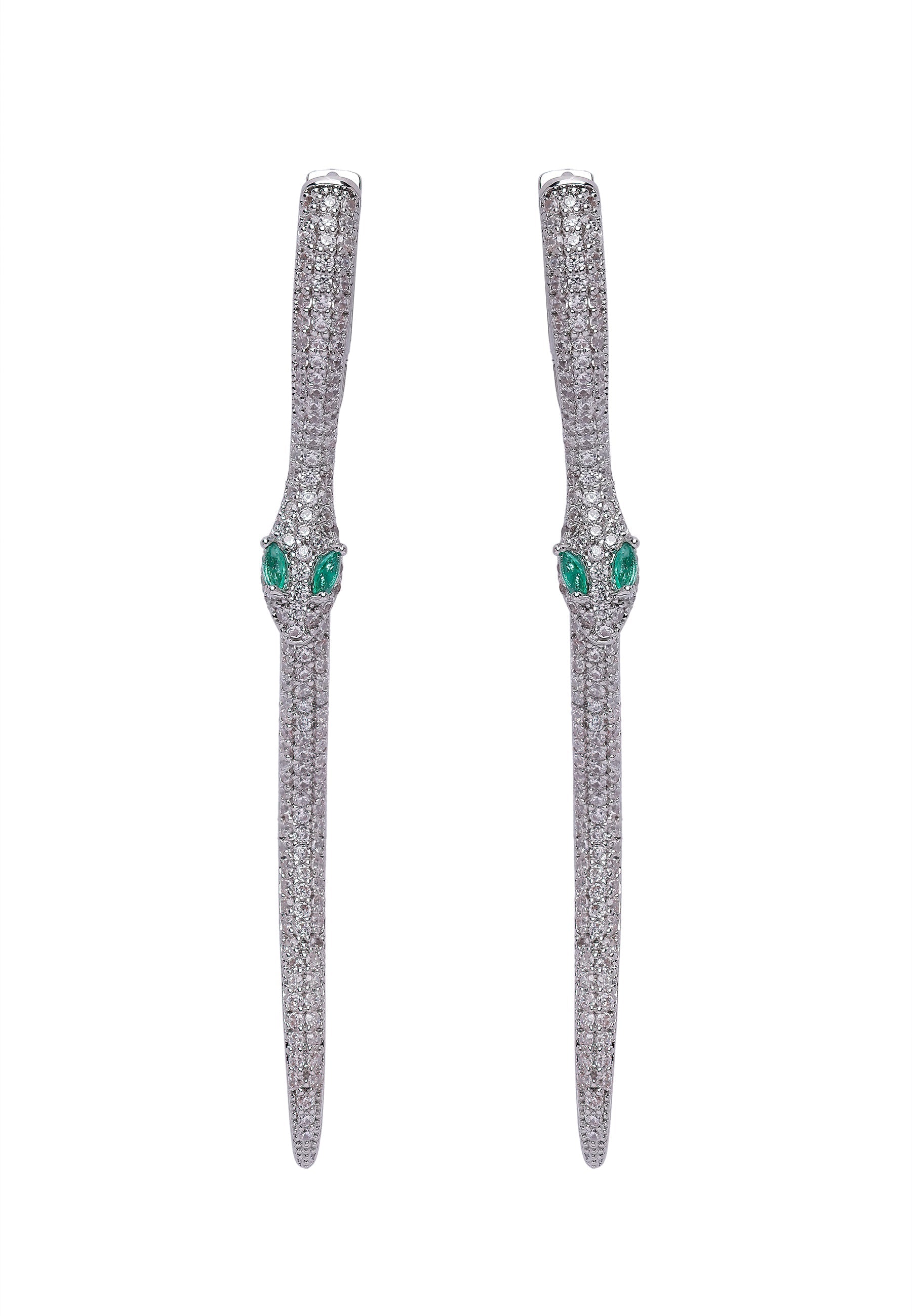 Diva Bold Snake Earrings