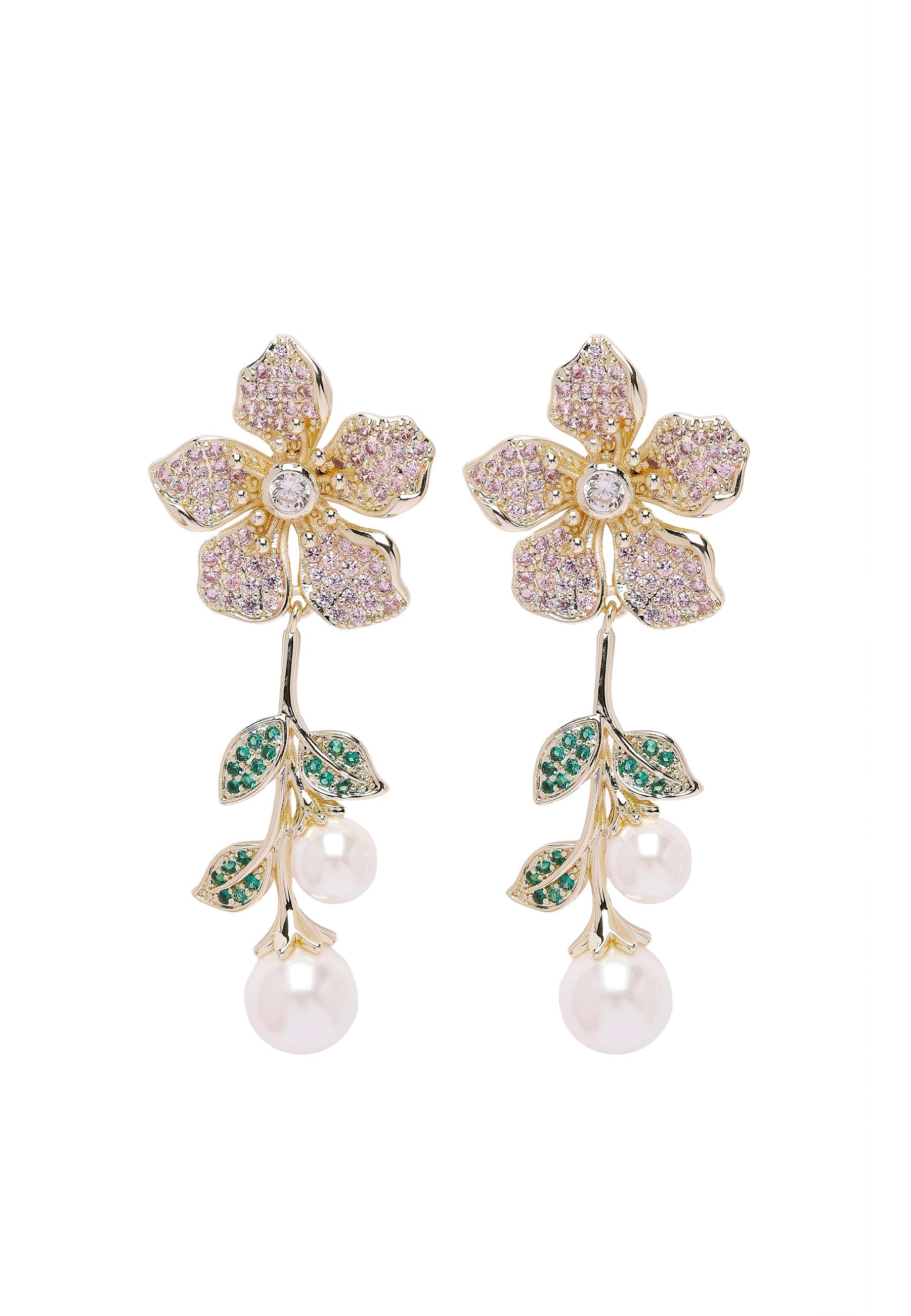 Diva Floral Drop Earrings