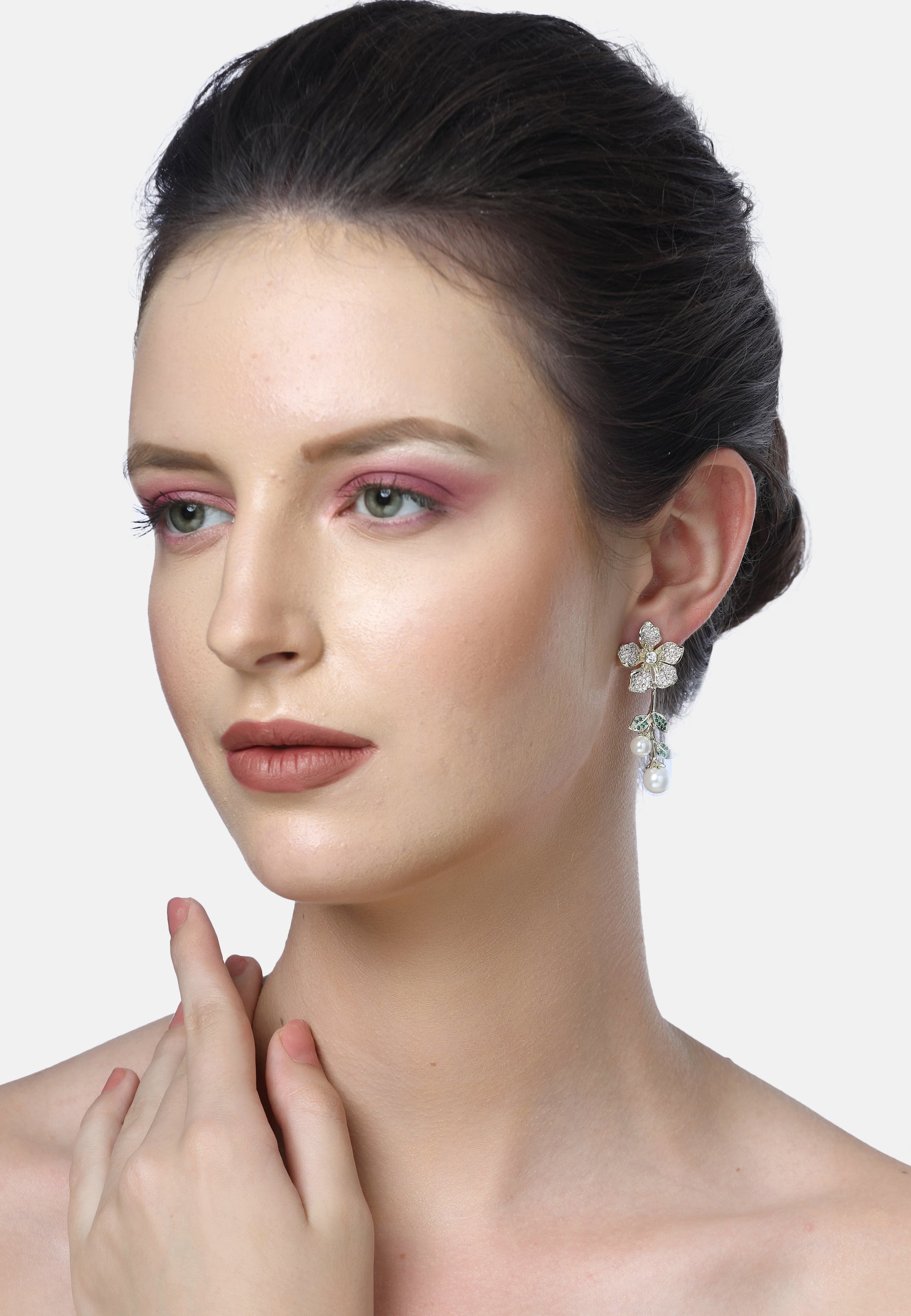 Diva Floral Drop Earrings