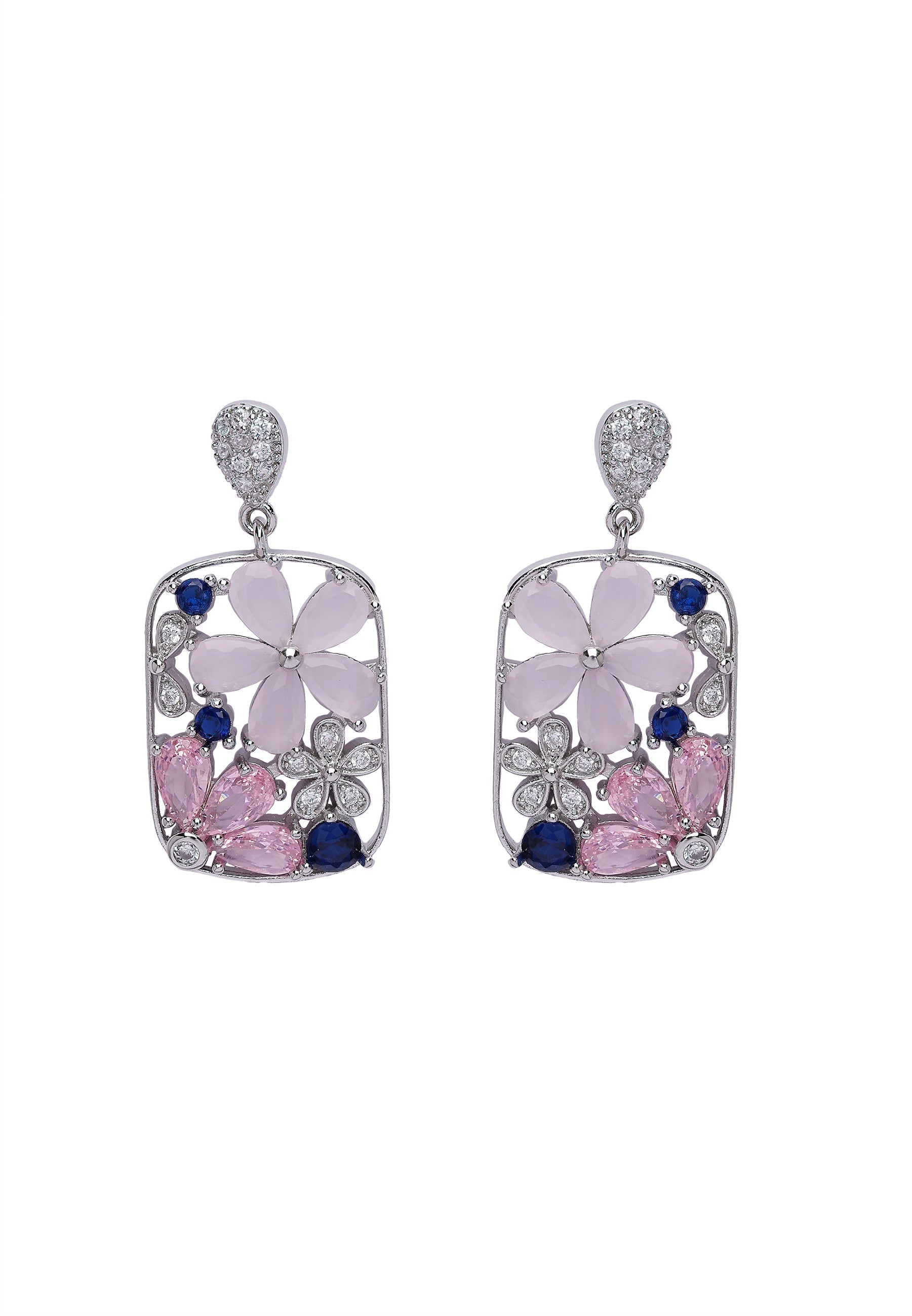 Diva Floral Drop Earrings