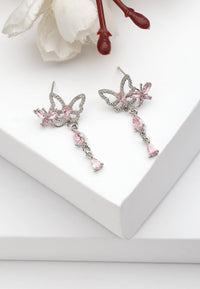 Diva Dainty Double Butterfly Earrings