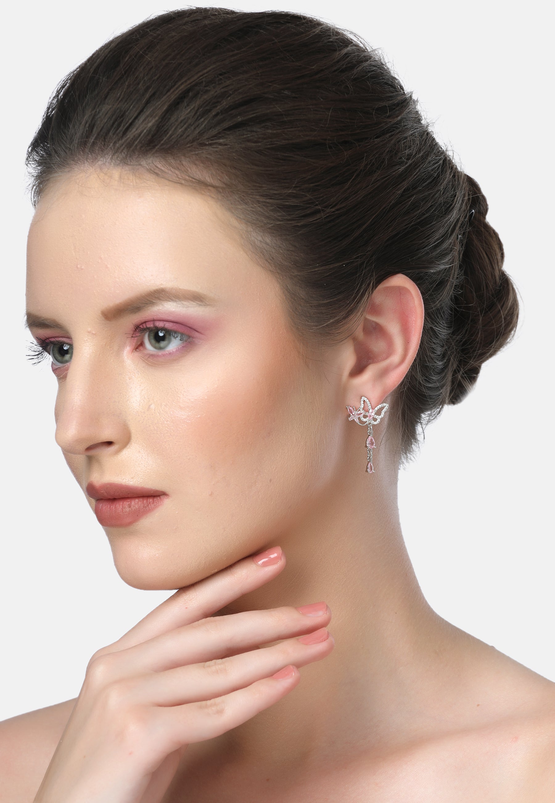 Diva Dainty Double Butterfly Earrings