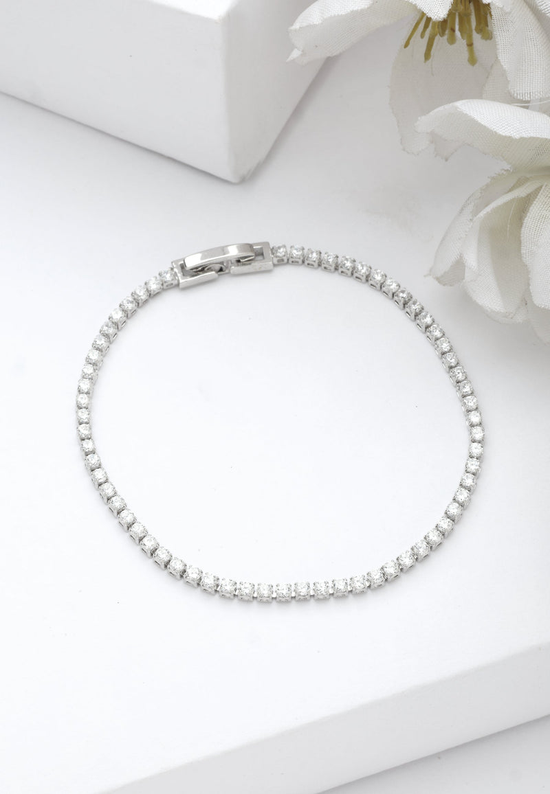 Diva Sparkling Tennis Bracelet - 2mm