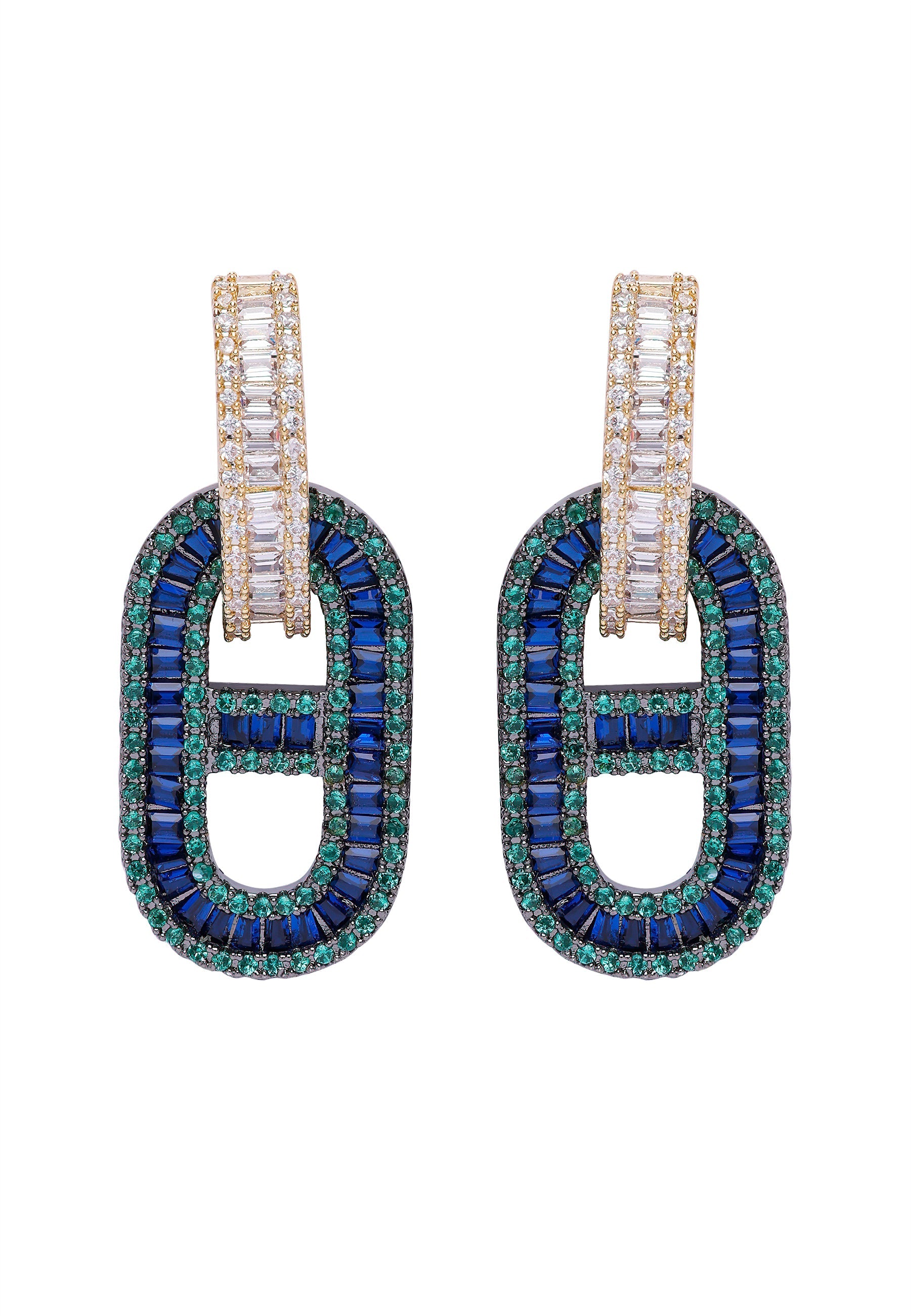 Diva Cylinderical Drop Earrings