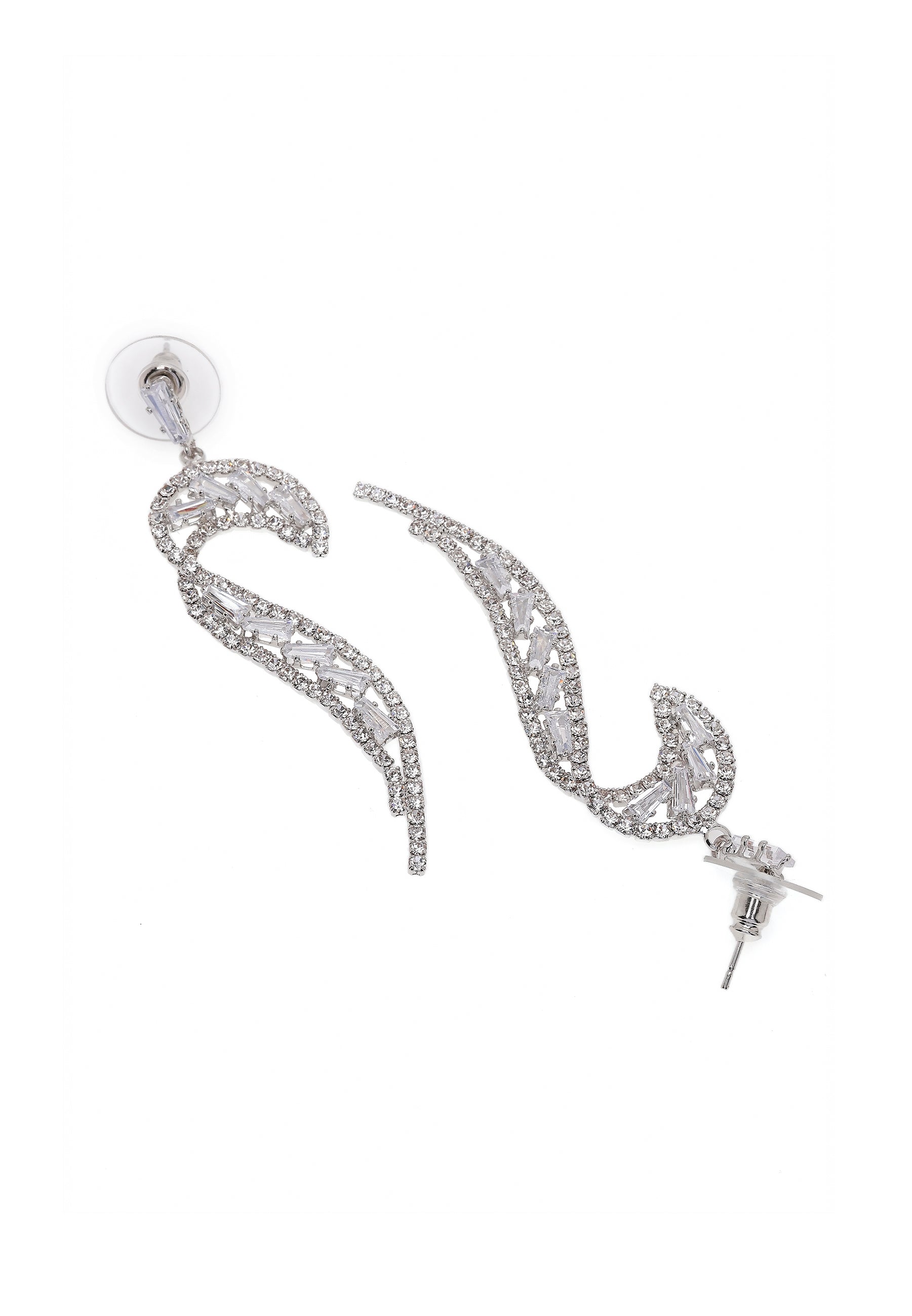 Glittering Curve Earrings