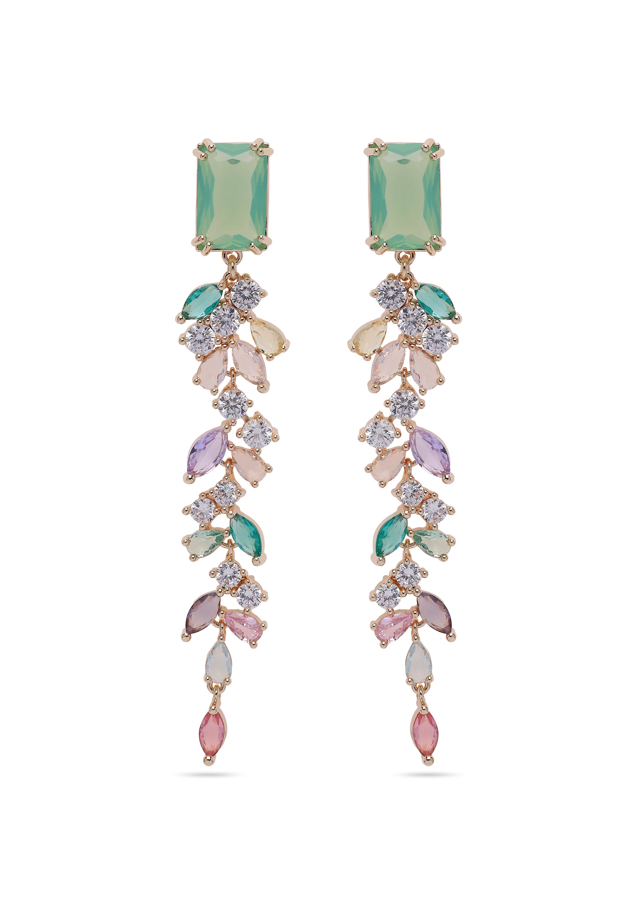 Elegant Leafy Dangle Earrings