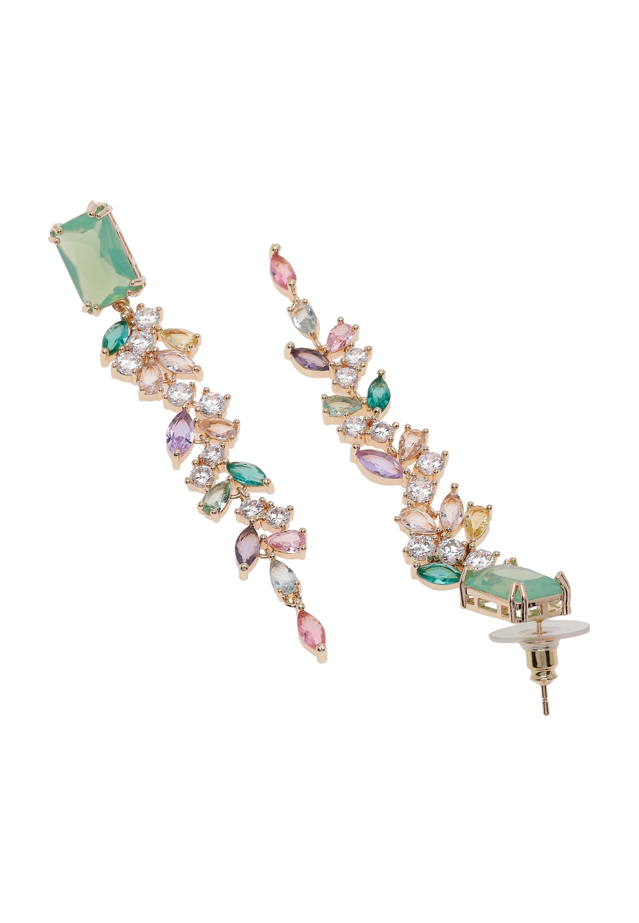 Elegant Leafy Dangle Earrings