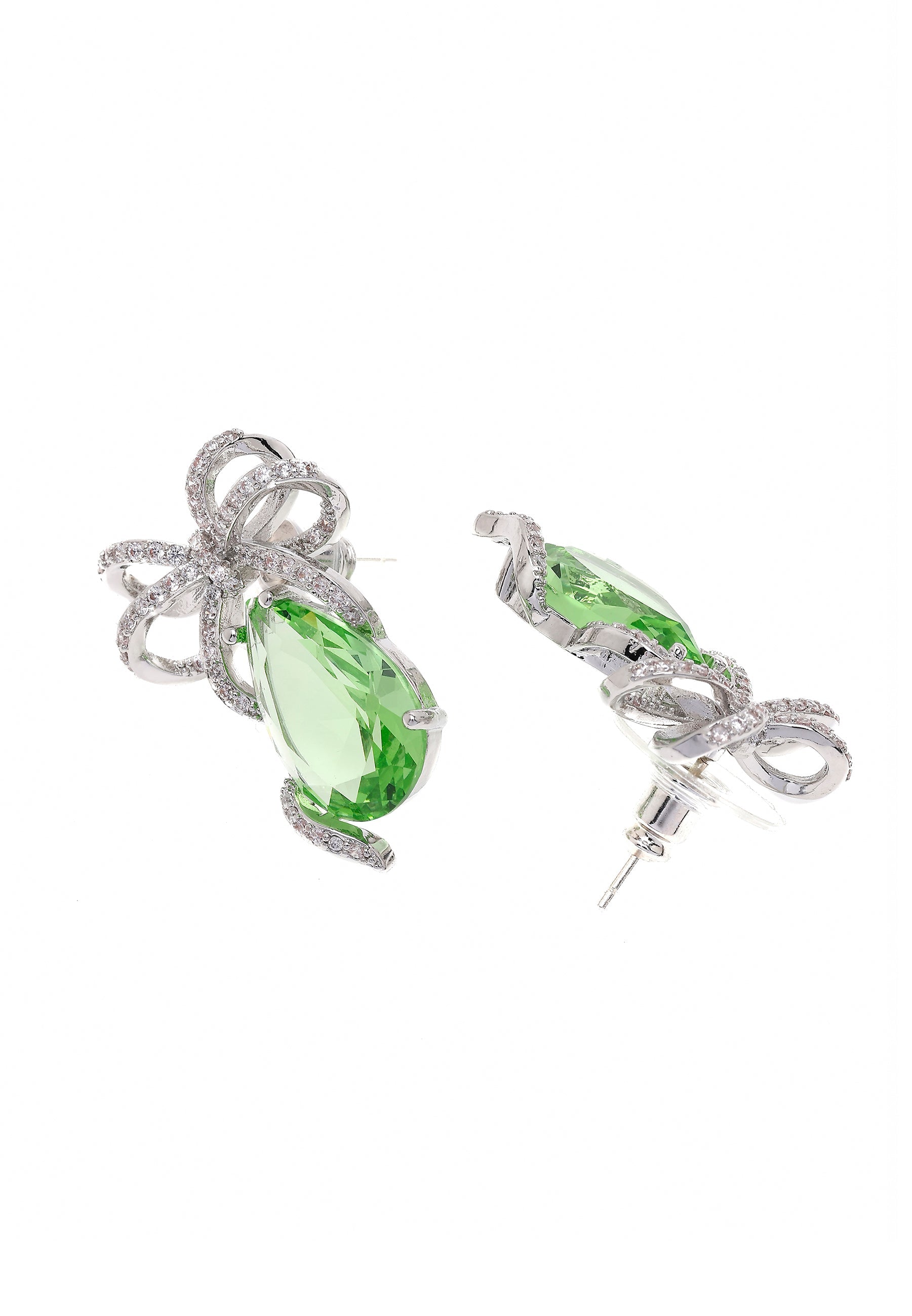 Charming Green Drop Earrings