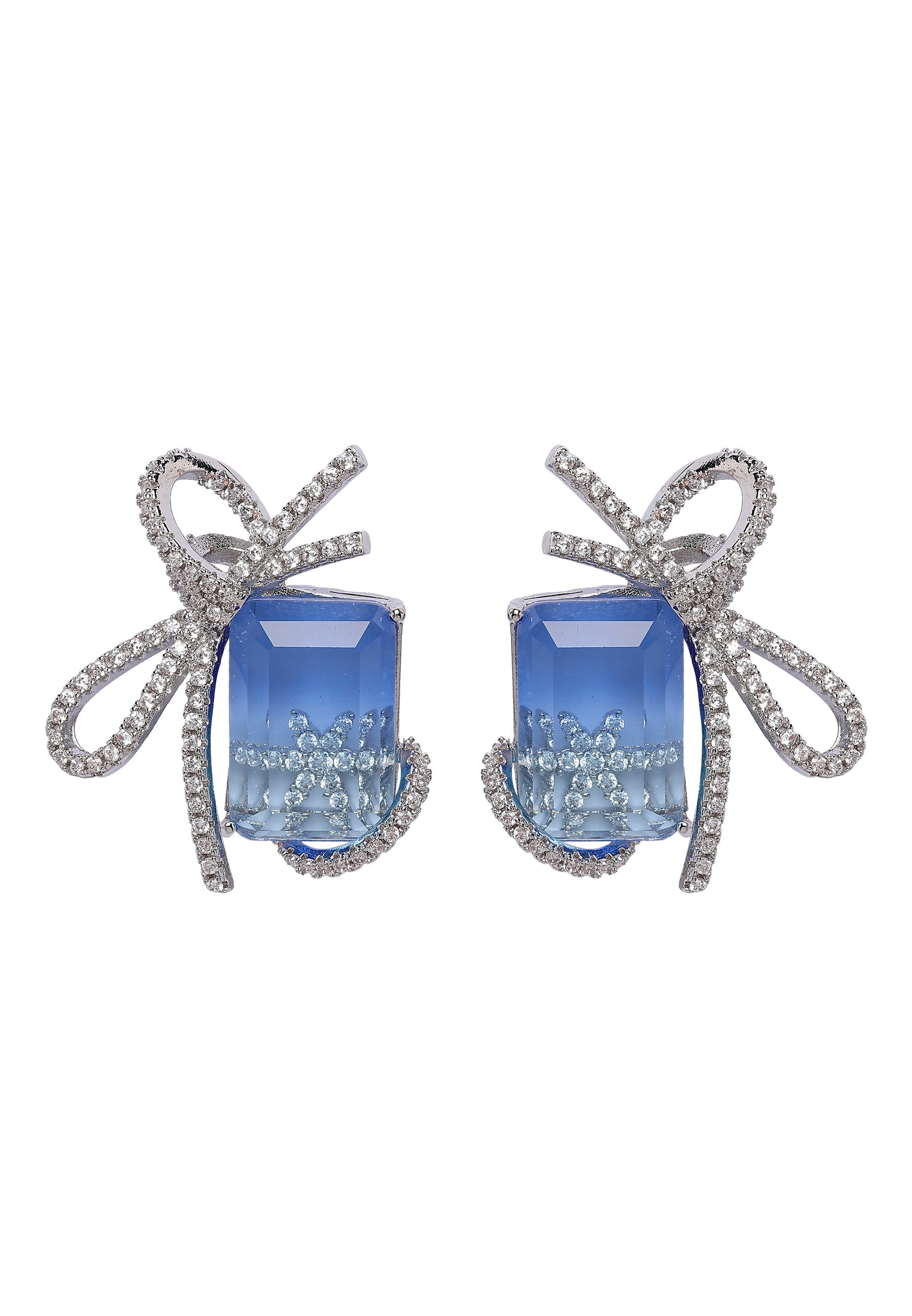Unique Bow Tie Stud Earrings