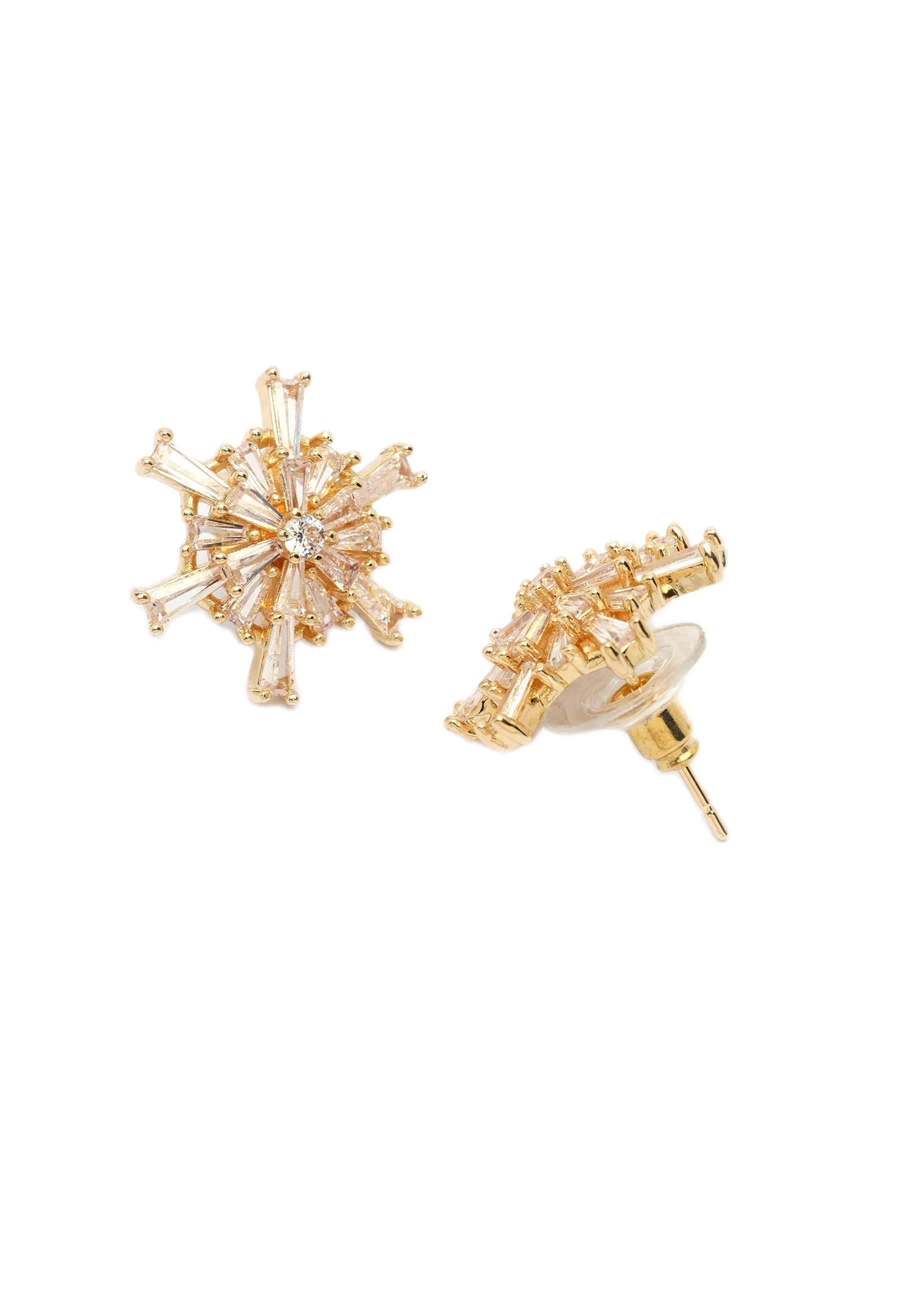 Golden Stardust Earrings and Necklace set