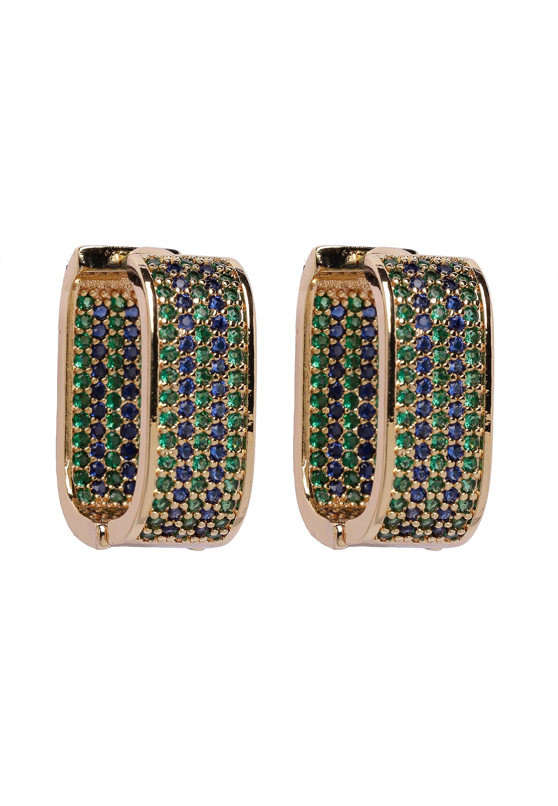 Golden Radiance Hoops