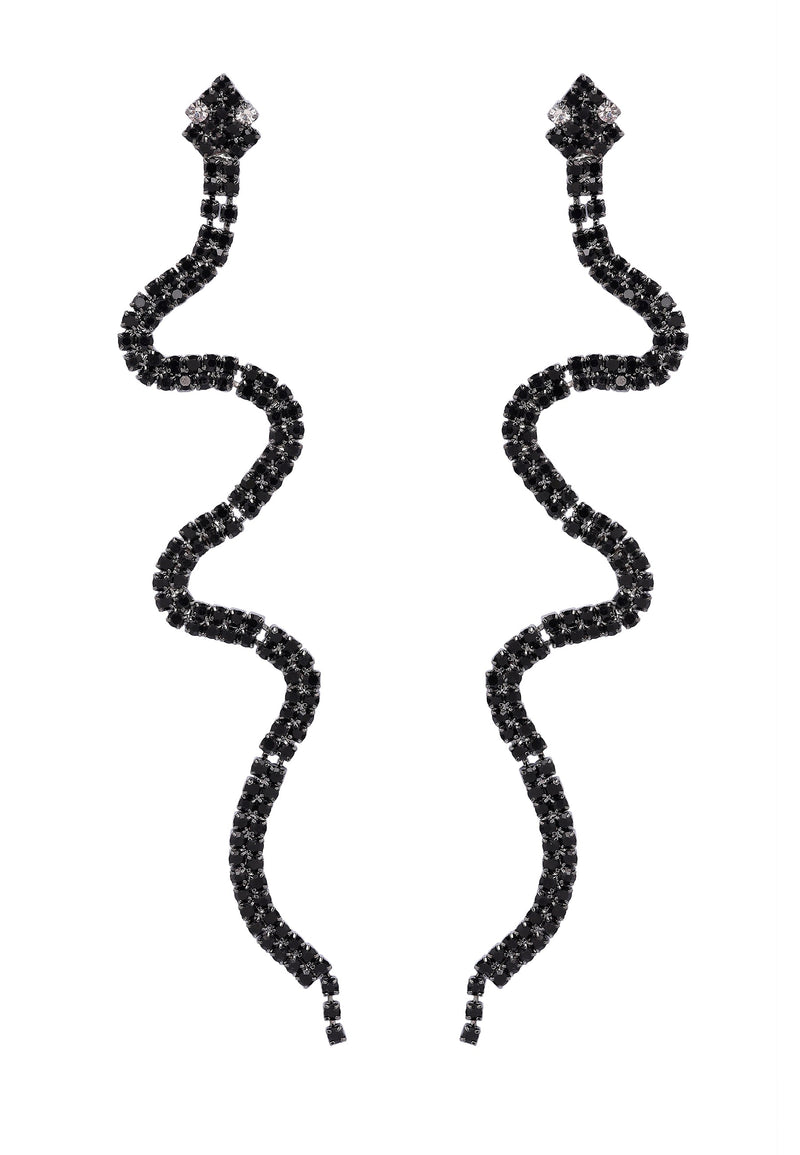 Stylish Snake Long Earrings