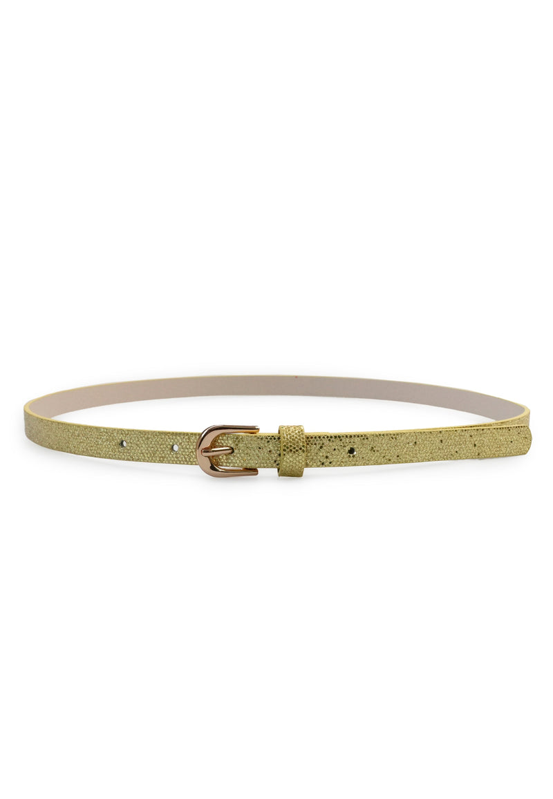 Sleek Snake Print Belt