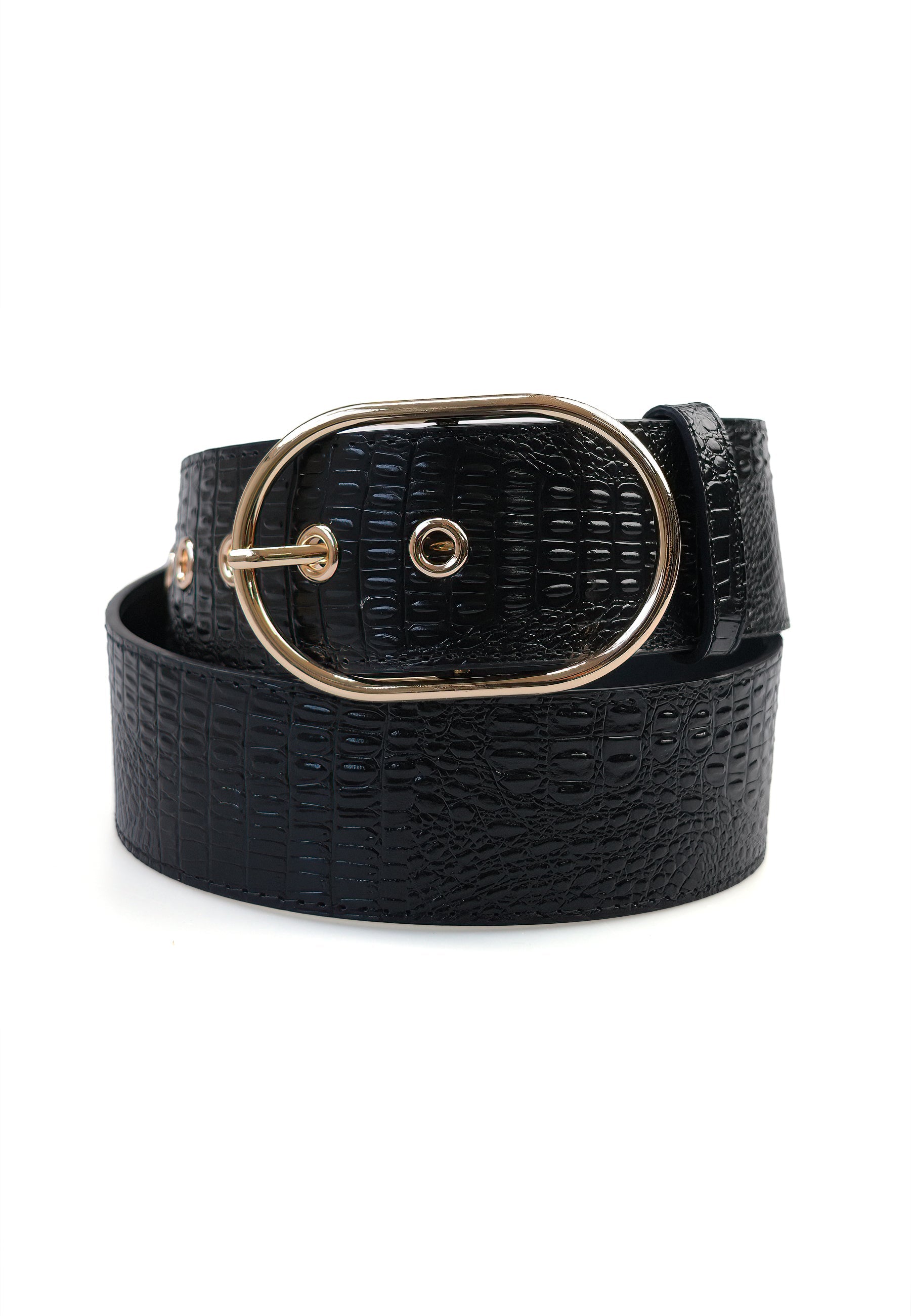 Snake Print Classy Leather Belt